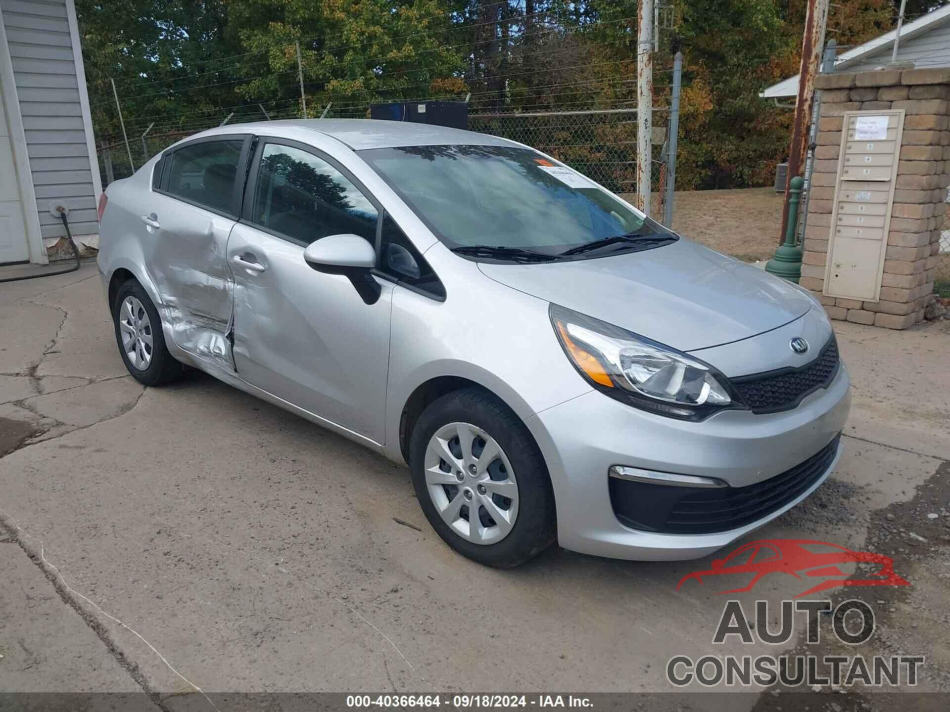 KIA RIO 2017 - KNADM4A3XH6099907