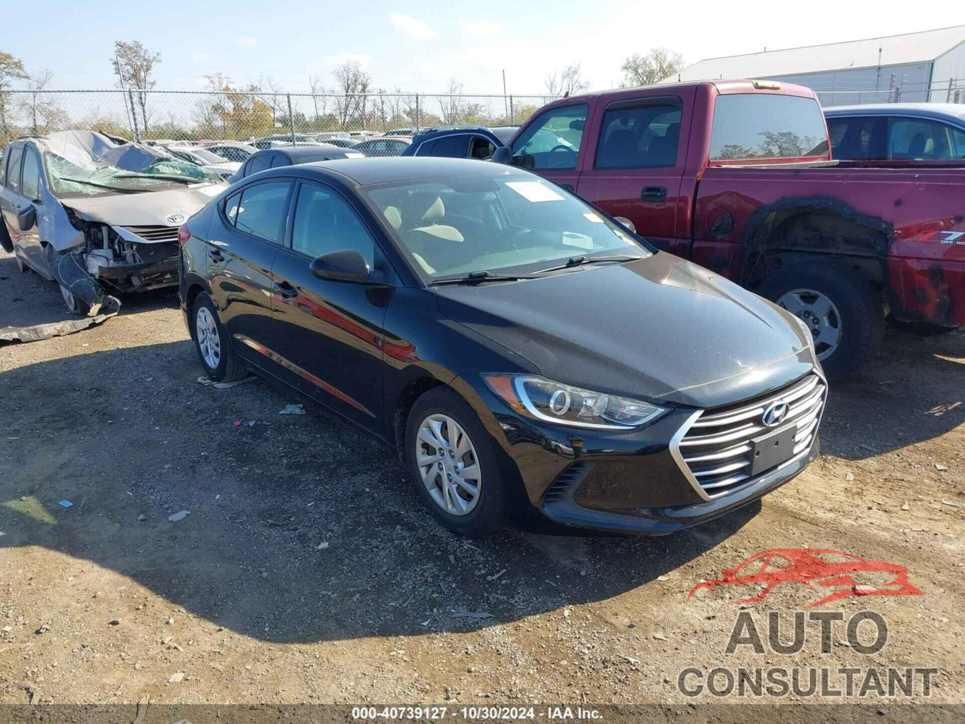 HYUNDAI ELANTRA 2017 - 5NPD74LF2HH113273