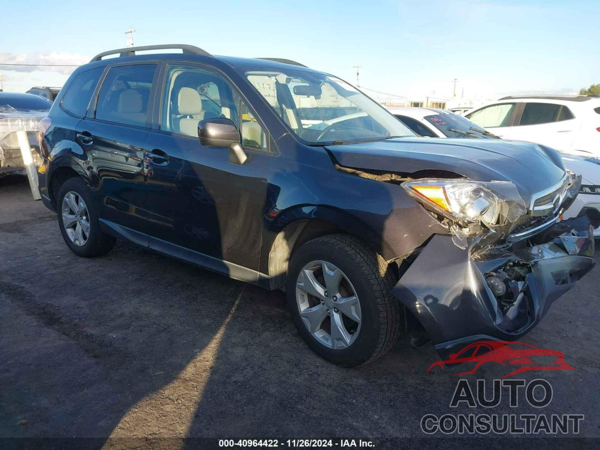 SUBARU FORESTER 2016 - JF2SJAFC3GH499564