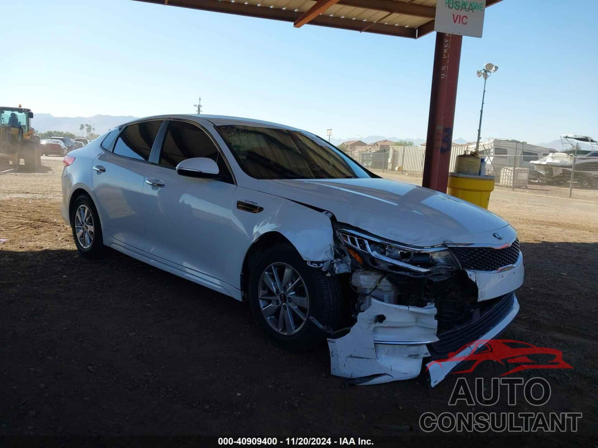 KIA OPTIMA 2018 - 5XXGT4L3XJG219454