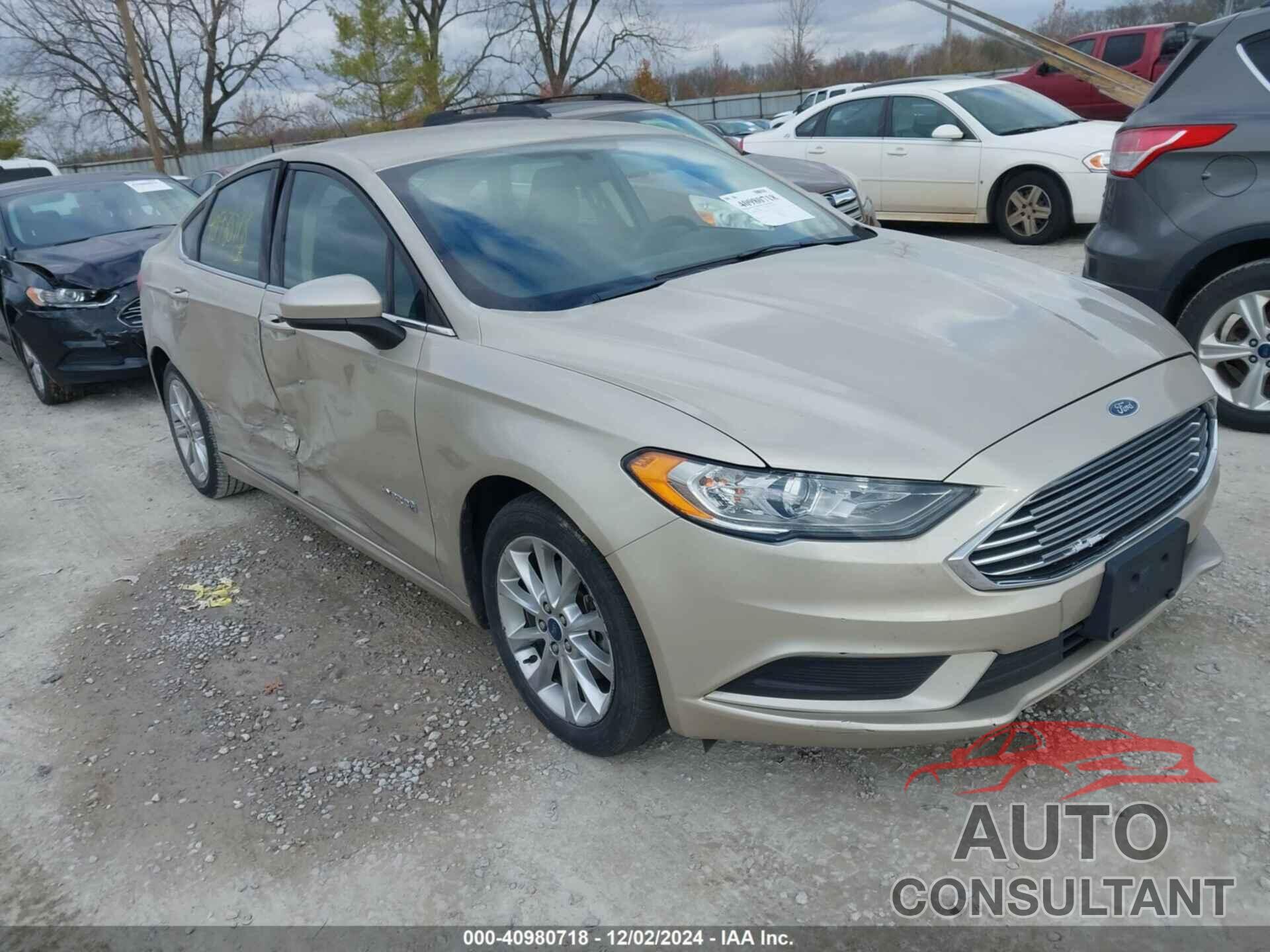 FORD FUSION HYBRID 2017 - 3FA6P0LU3HR301285