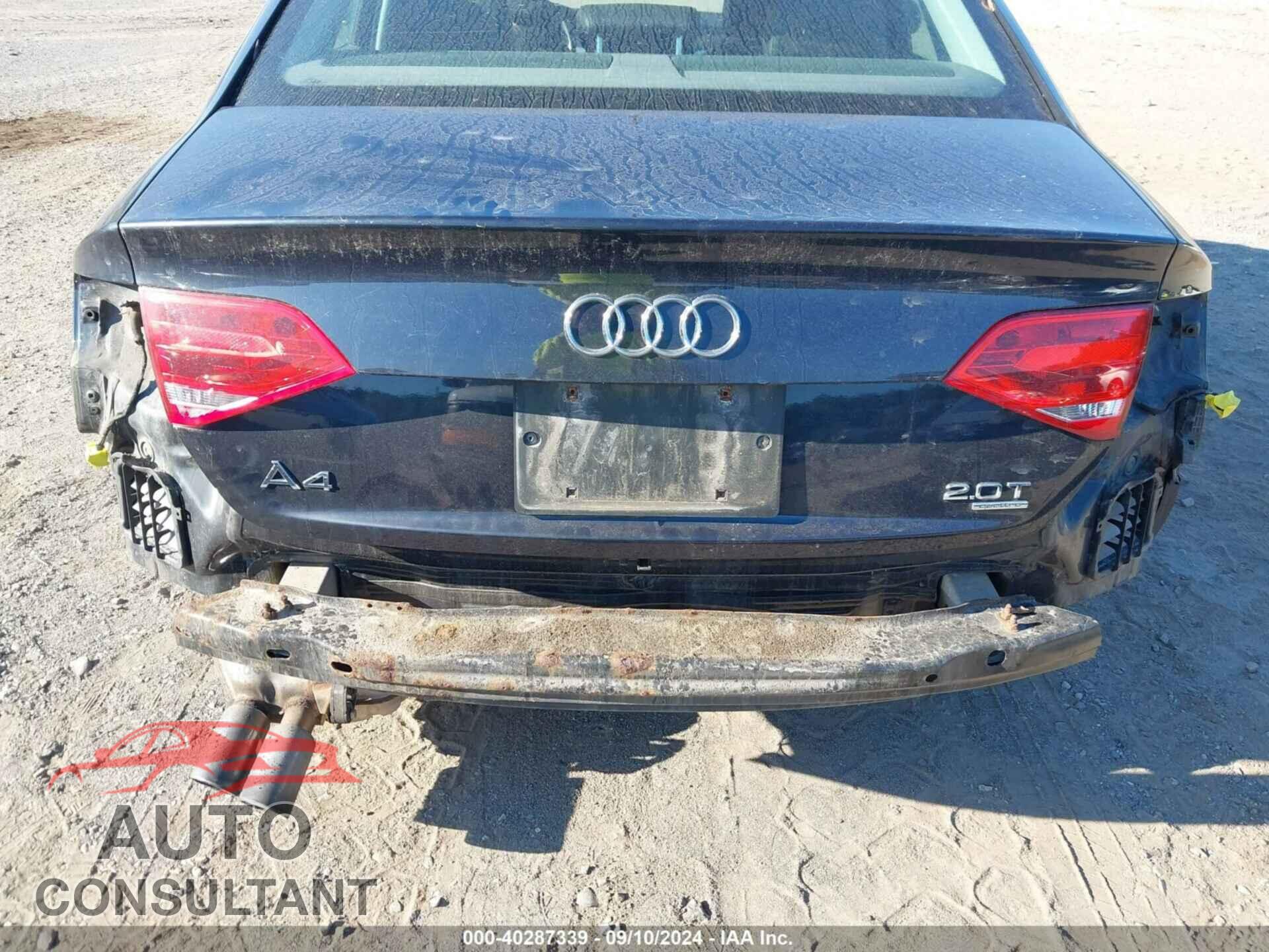 AUDI A4 2012 - WAUDFAFLXCA081074