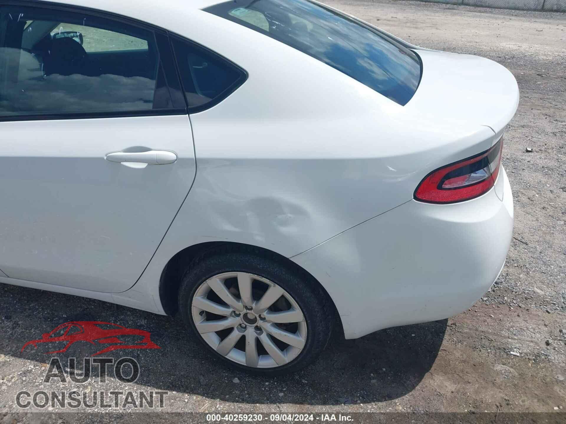 DODGE DART 2016 - 1C3CDFAA8GD767355