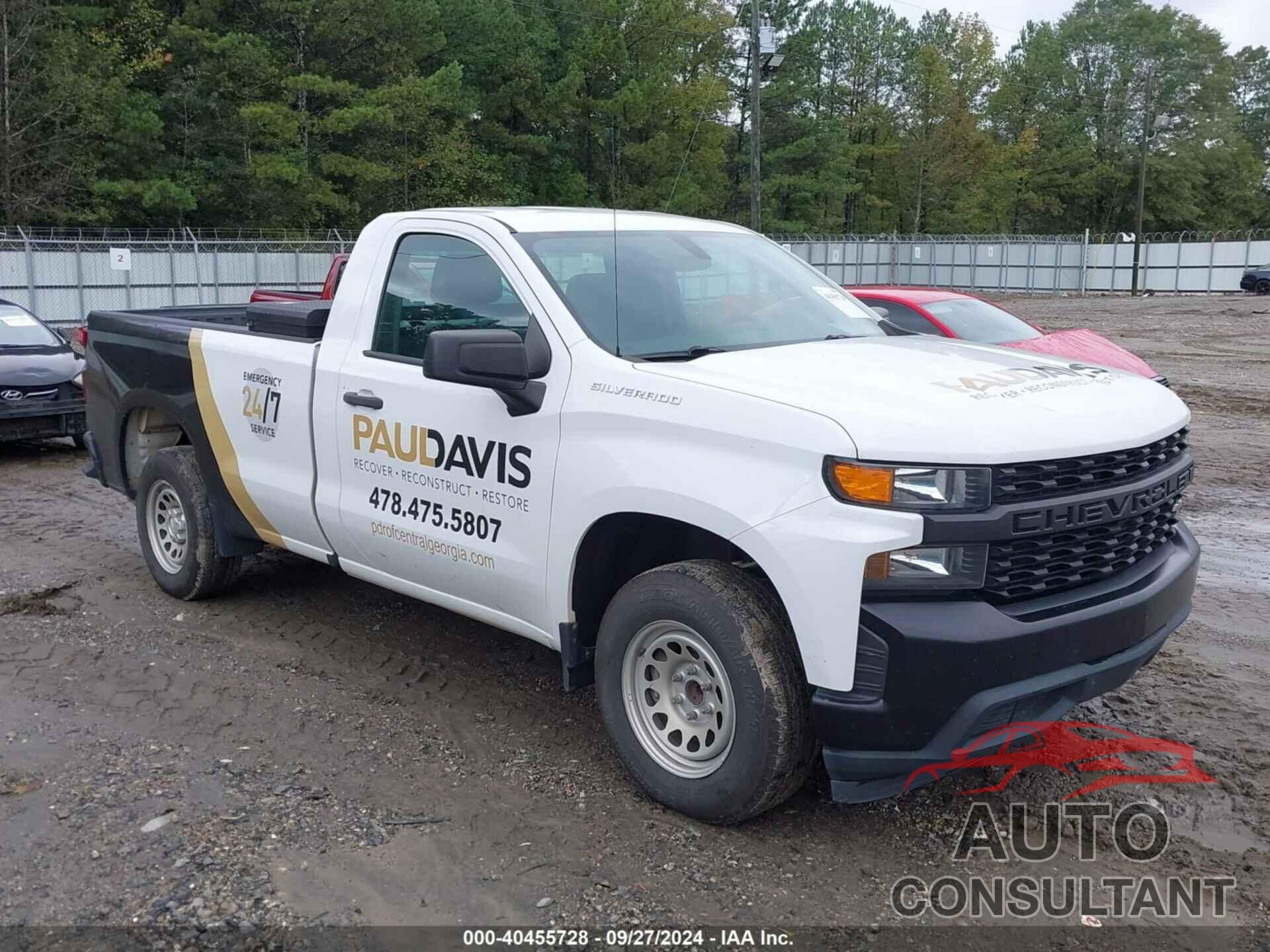 CHEVROLET SILVERADO 1500 2021 - 3GCNWAEH9MG324879