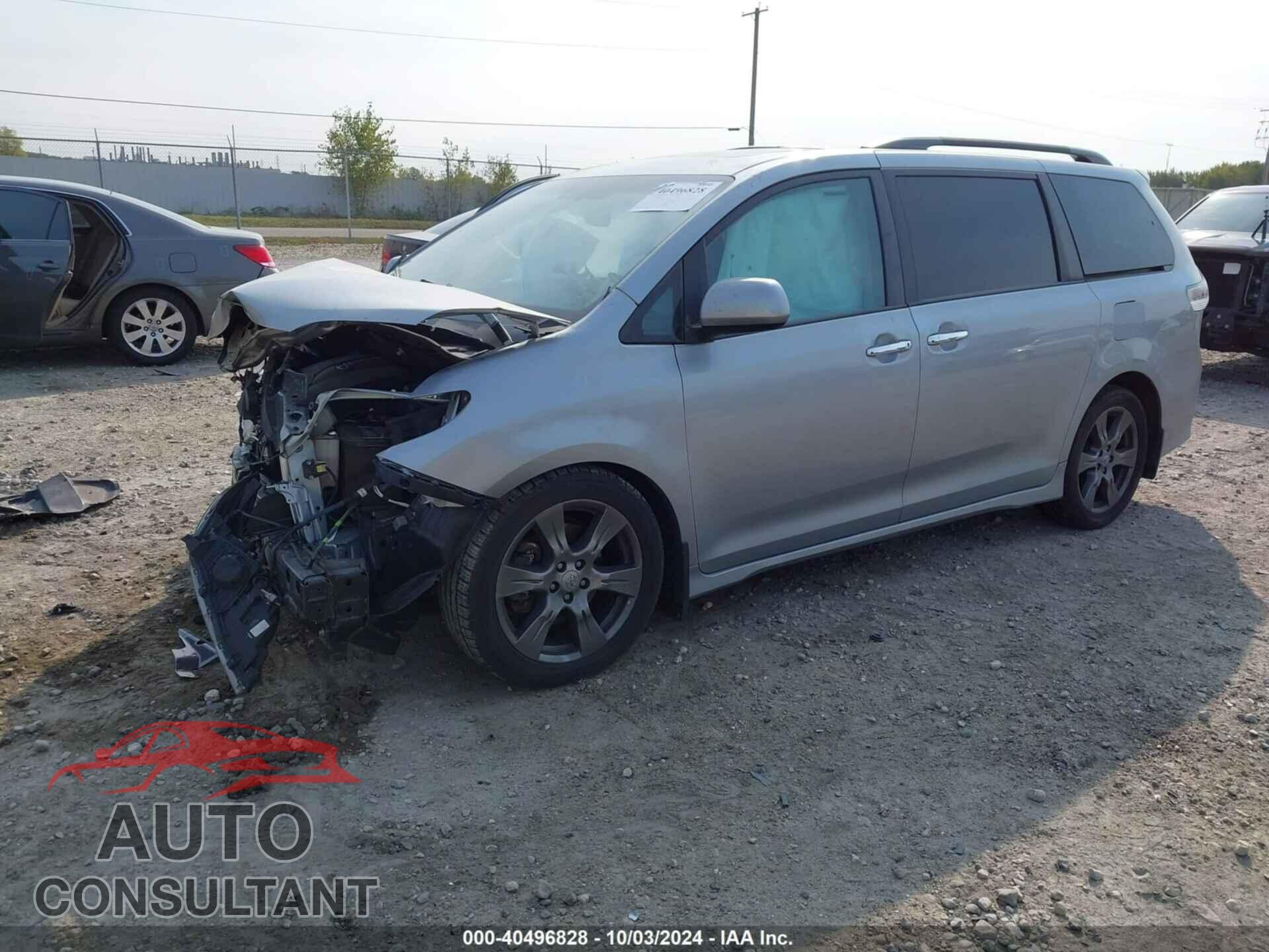 TOYOTA SIENNA 2017 - 5TDXZ3DC2HS843653