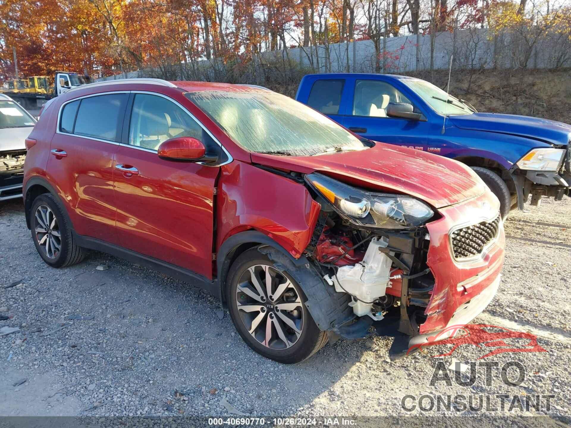 KIA SPORTAGE 2017 - KNDPN3AC6H7168156