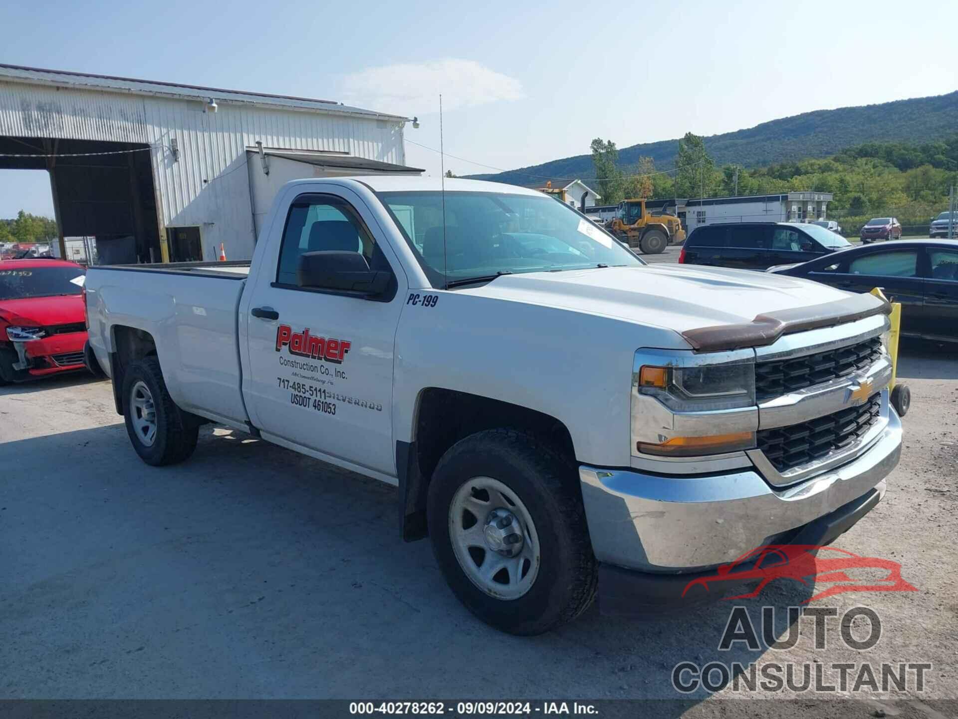 CHEVROLET SILVERADO 1500 2016 - 1GCNCNEH0GZ283238