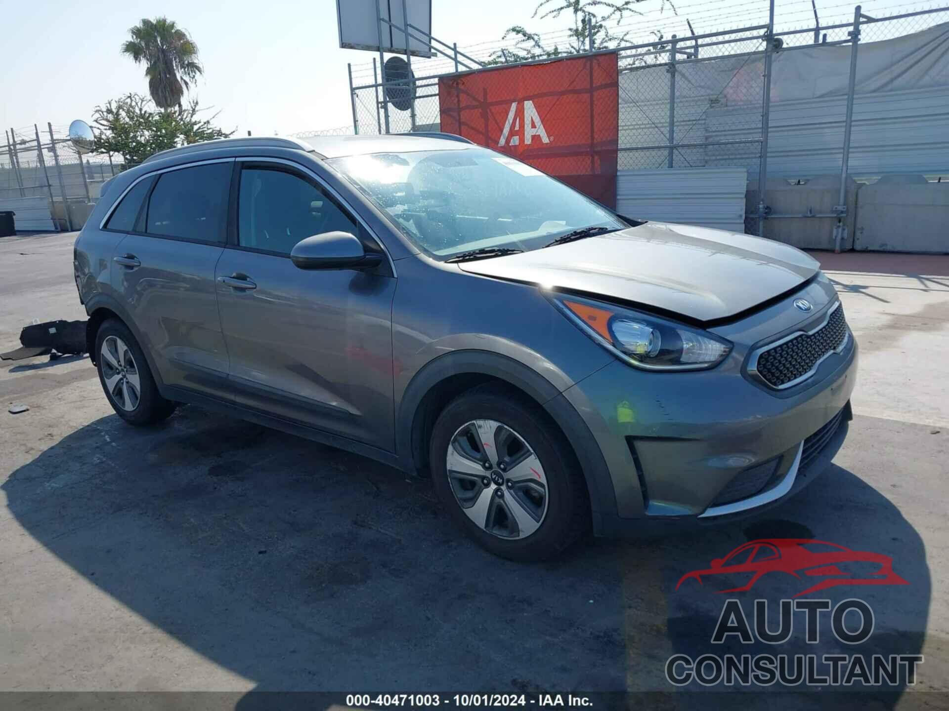 KIA NIRO 2018 - KNDCB3LC8J5156922
