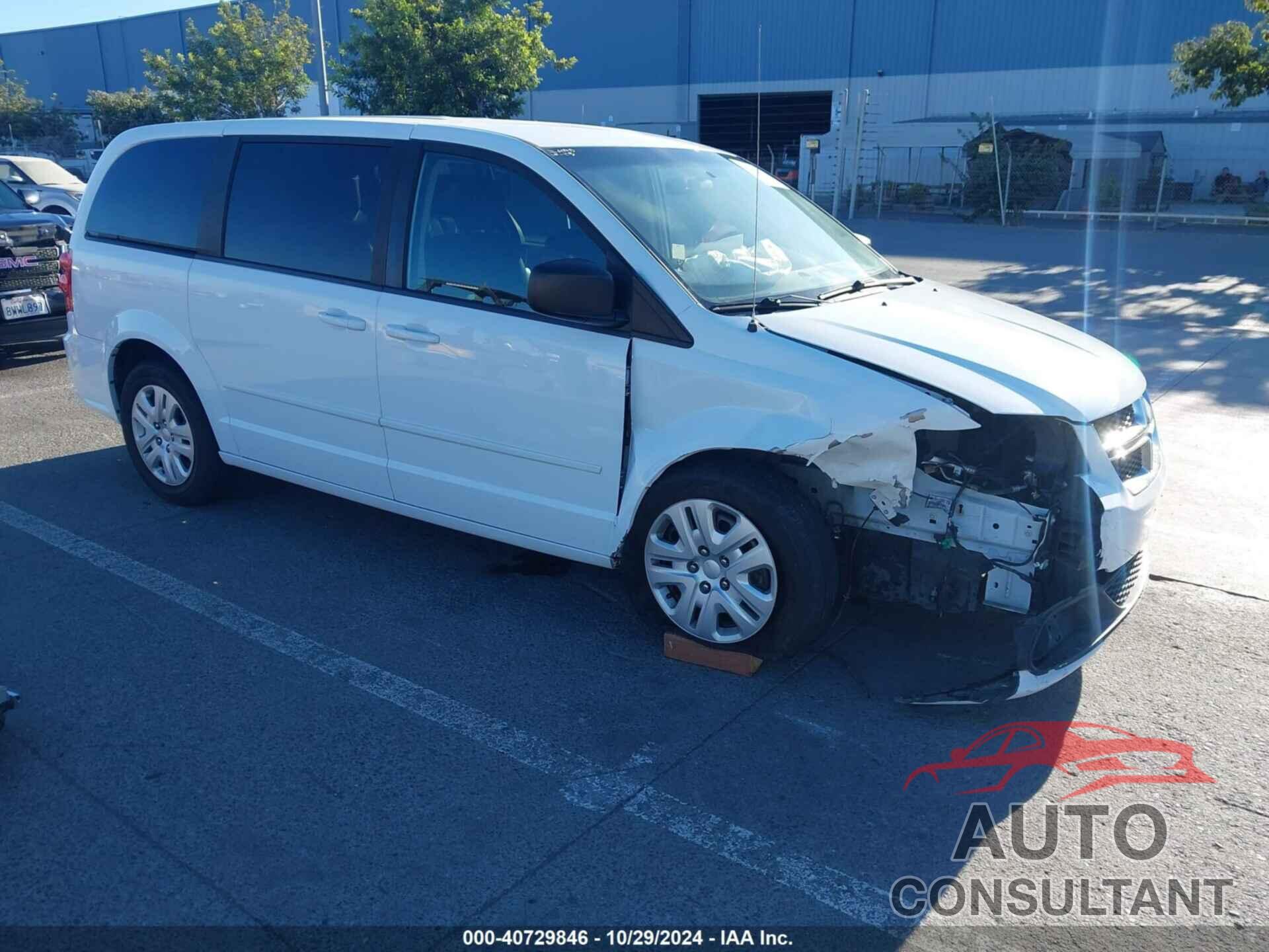 DODGE GRAND CARAVAN 2016 - 2C4RDGBG5GR101954