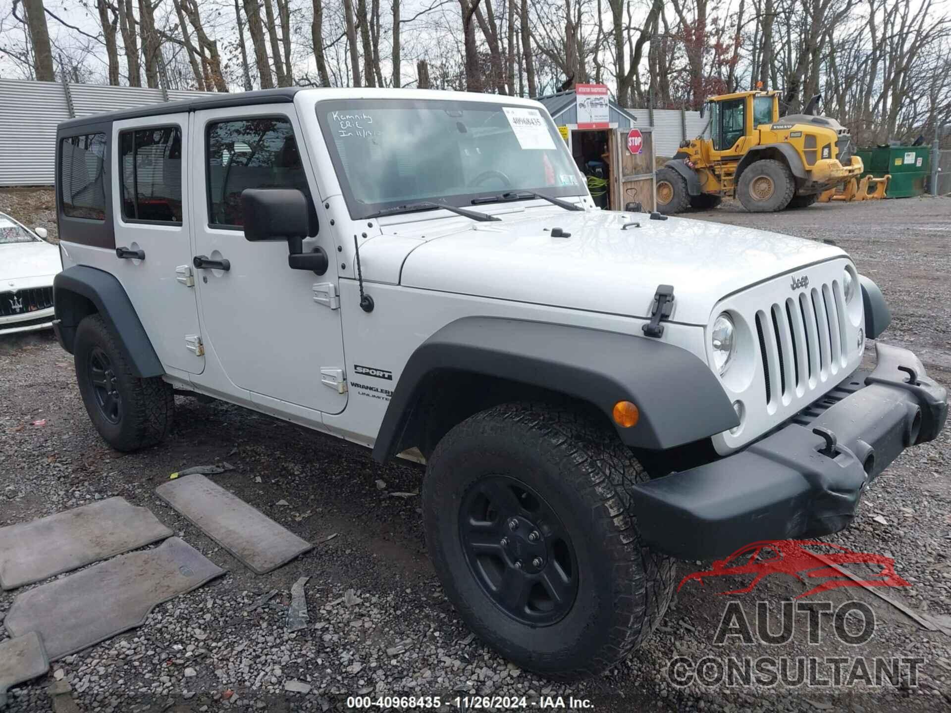 JEEP WRANGLER JK UNLIMITED 2018 - 1C4BJWDG7JL895132