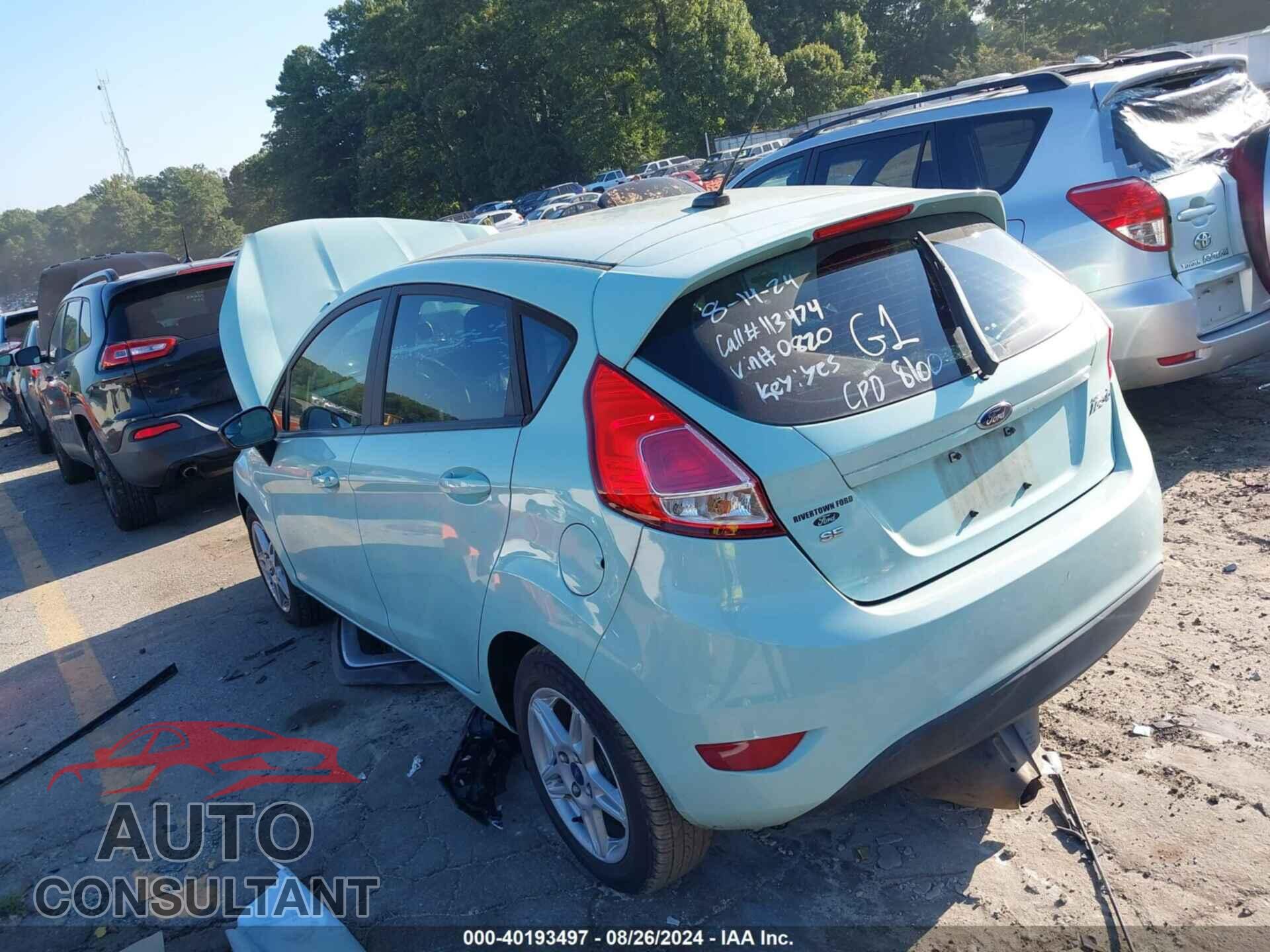 FORD FIESTA 2017 - 3FADP4EJ2HM170820