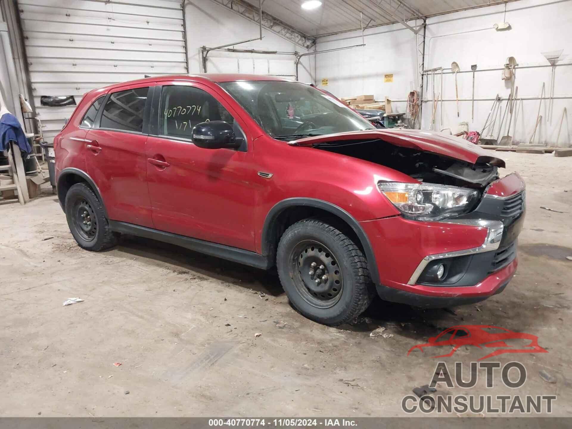 MITSUBISHI OUTLANDER SPORT 2017 - JA4AP3AU5HZ043558