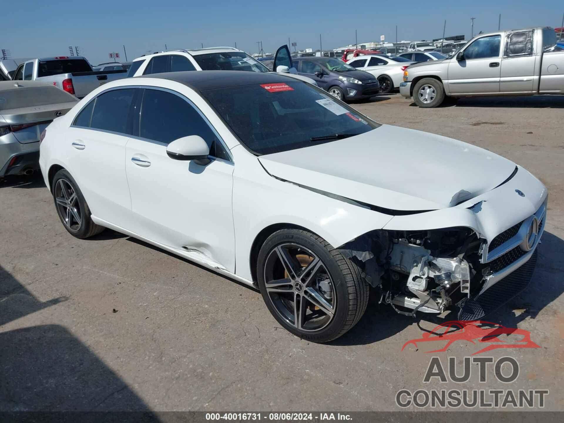 MERCEDES-BENZ A 220 2022 - W1K3G4EB4NJ366397