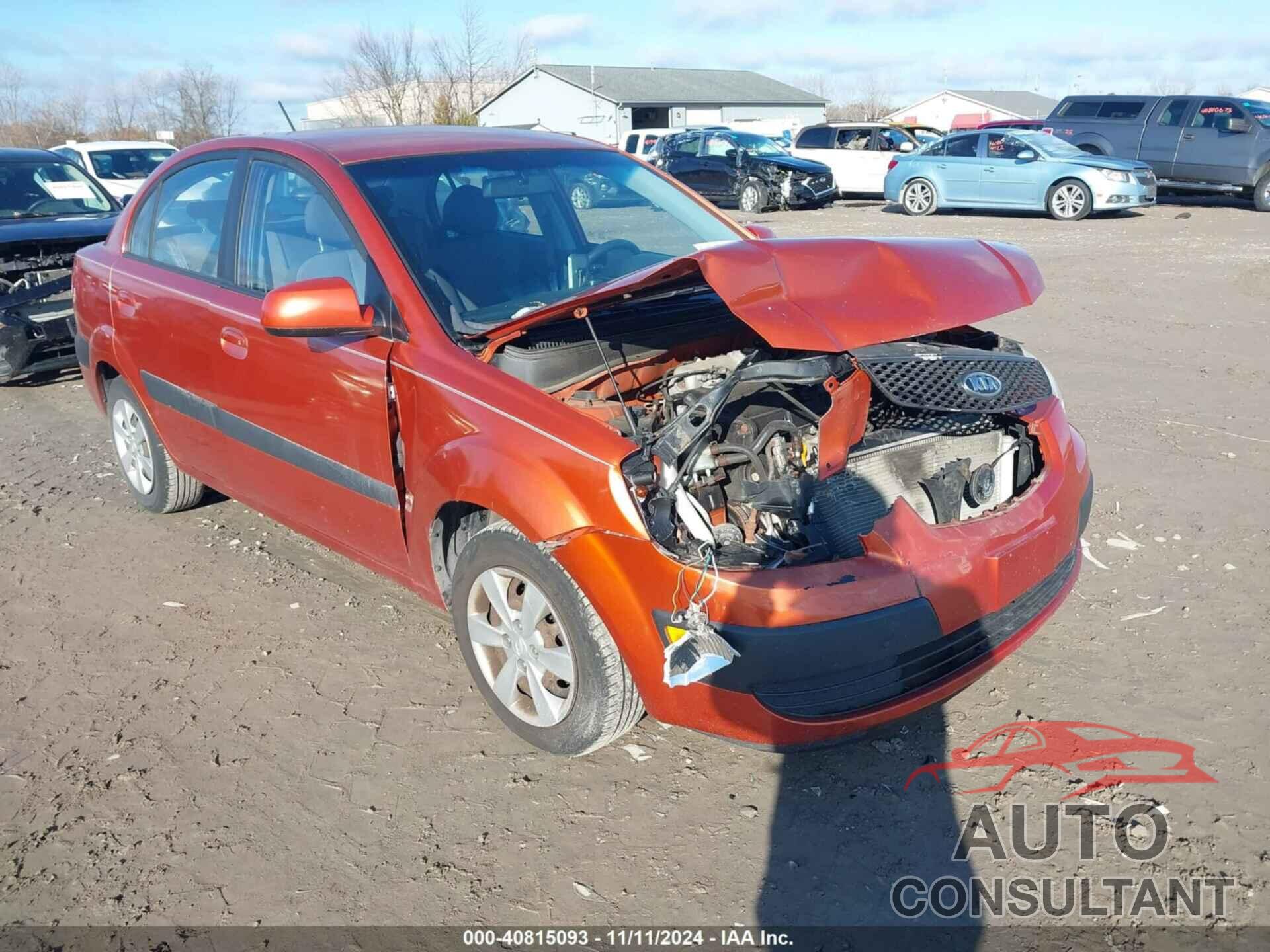 KIA RIO 2009 - KNADE223196567508