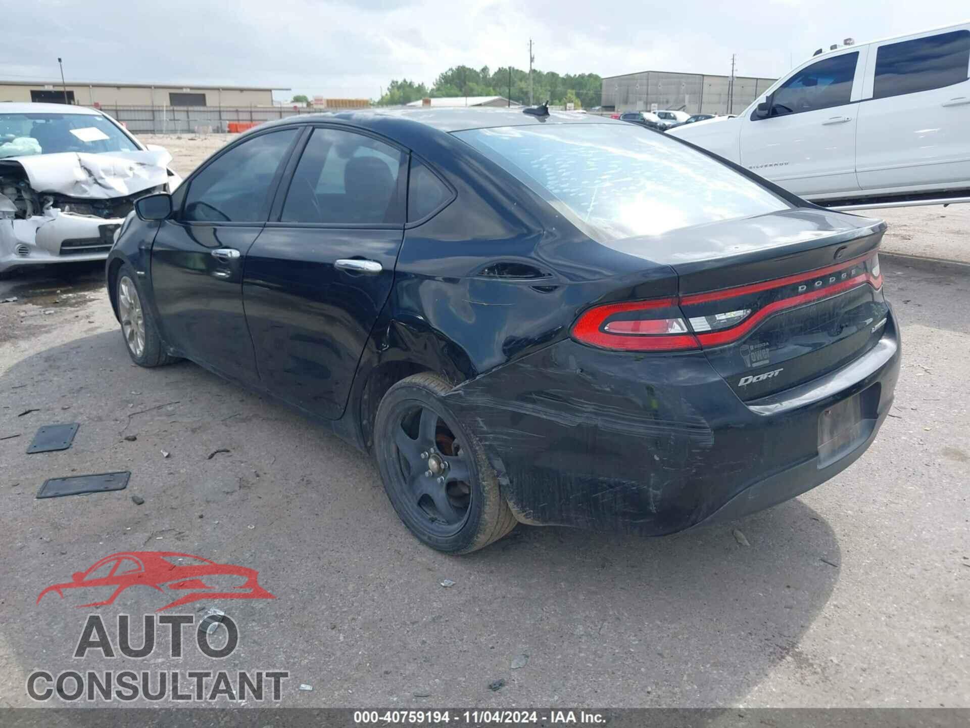 DODGE DART 2013 - 1C3CDFCA9DD105065