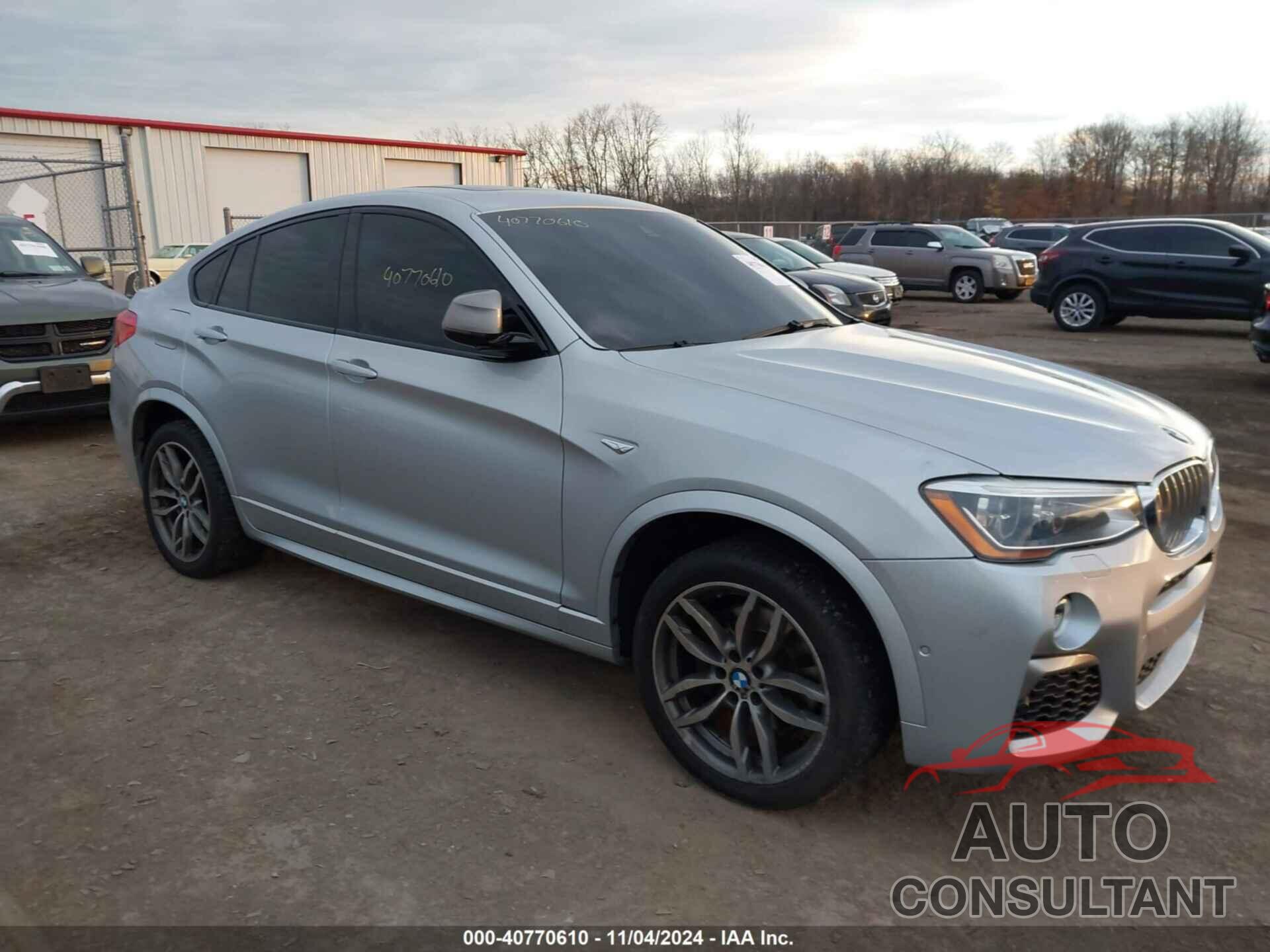 BMW X4 2017 - 5UXXW7C56H0U25651