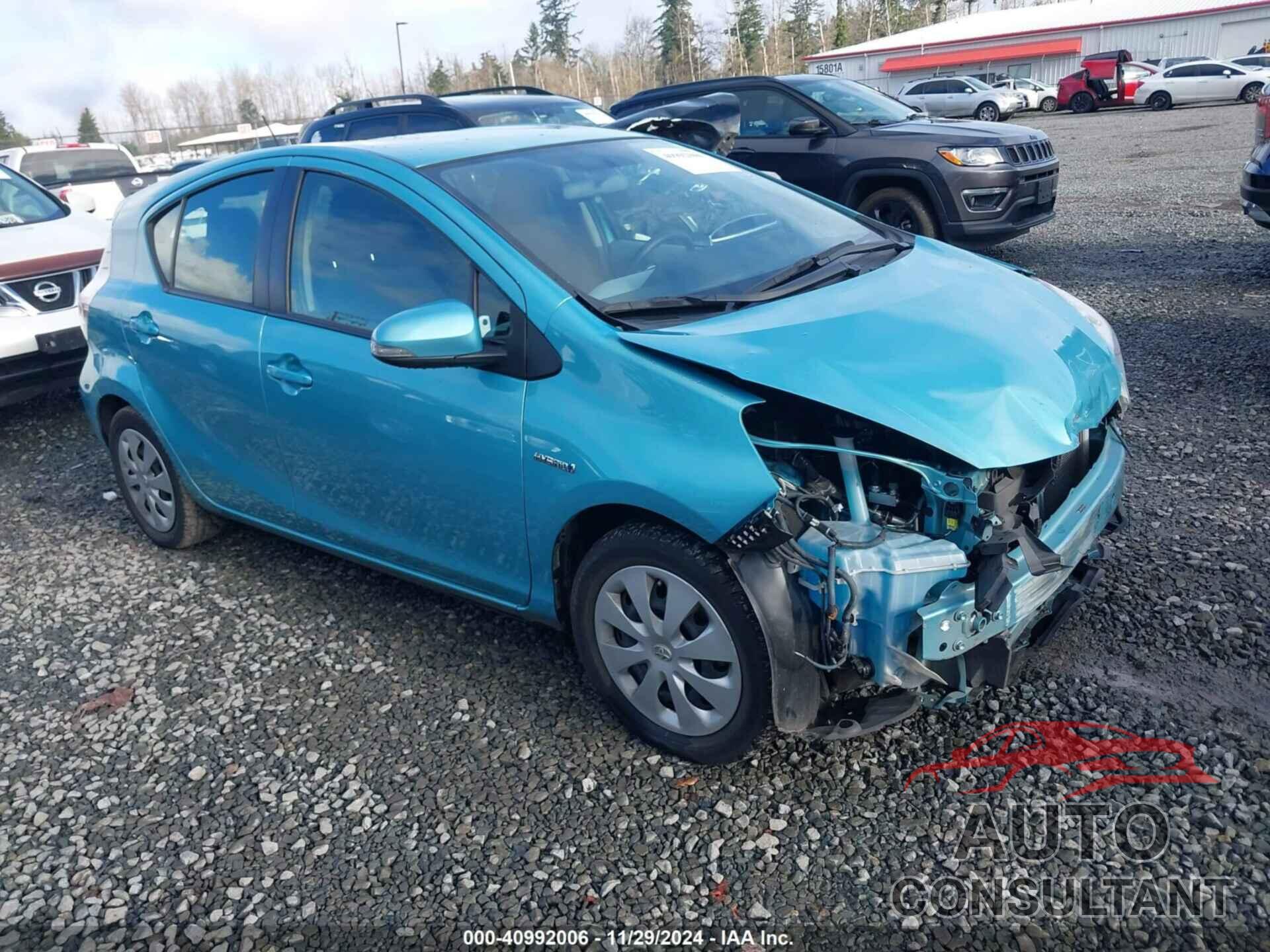 TOYOTA PRIUS C 2012 - JTDKDTB36C1004333