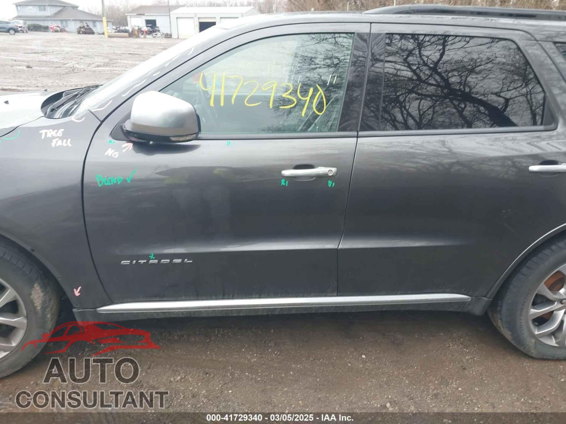 DODGE DURANGO 2017 - 1C4RDJEG7HC785408