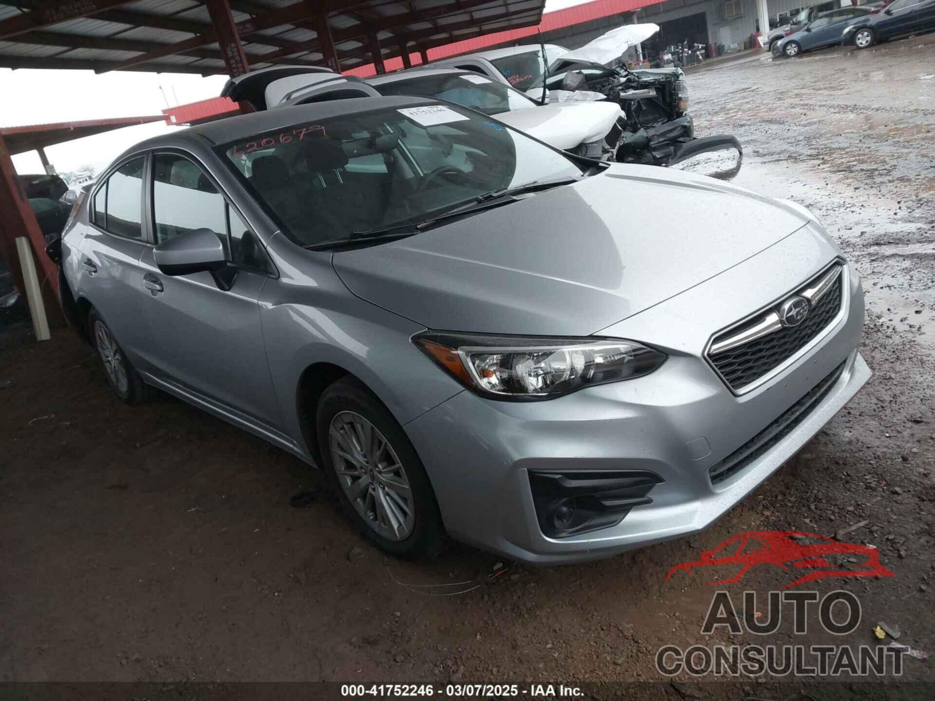 SUBARU IMPREZA 2018 - 4S3GKAB65J3620679