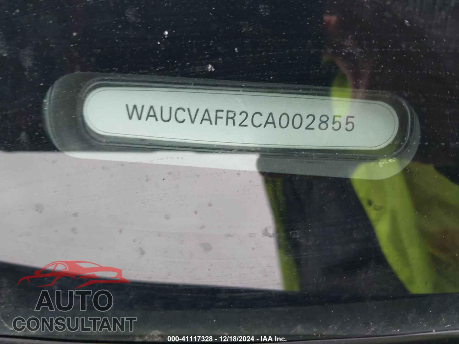 AUDI S5 2012 - WAUCVAFR2CA002855