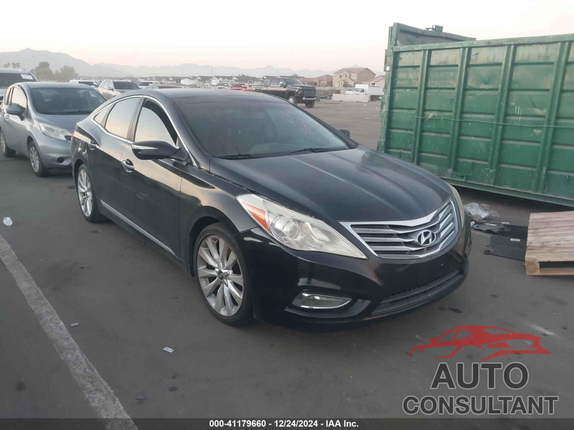 HYUNDAI AZERA 2013 - KMHFH4JG0DA308982