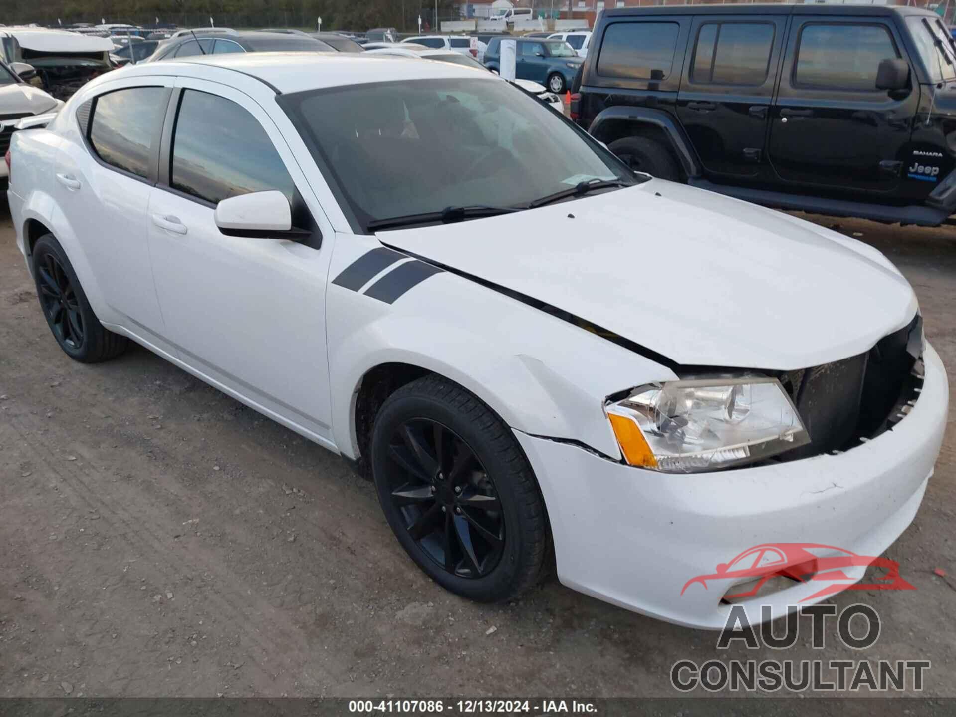 DODGE AVENGER 2013 - 1C3CDZCB1DN720939