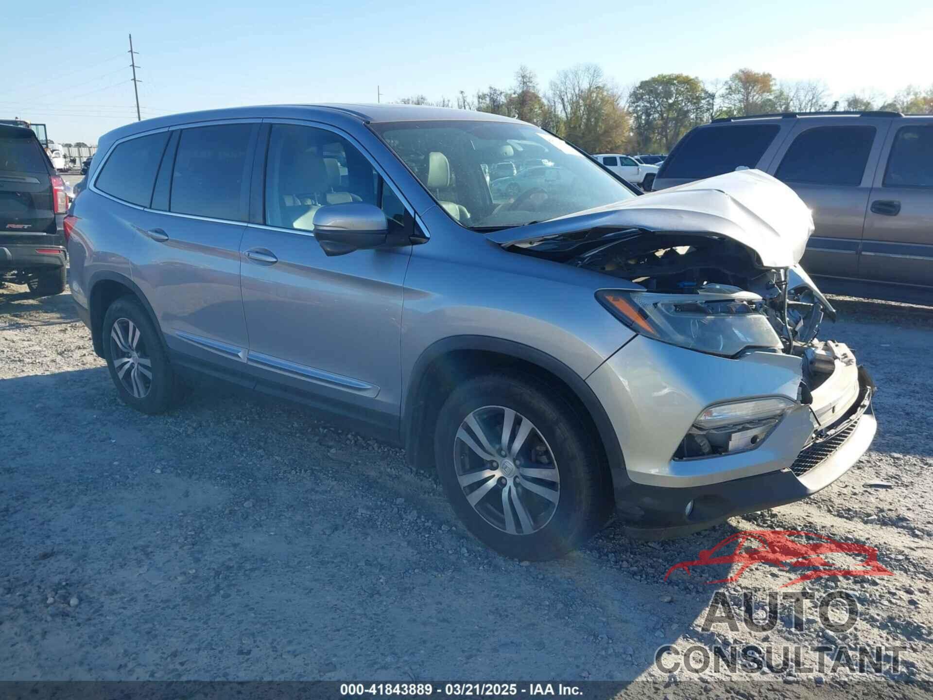HONDA PILOT 2017 - 5FNYF6H52HB079737
