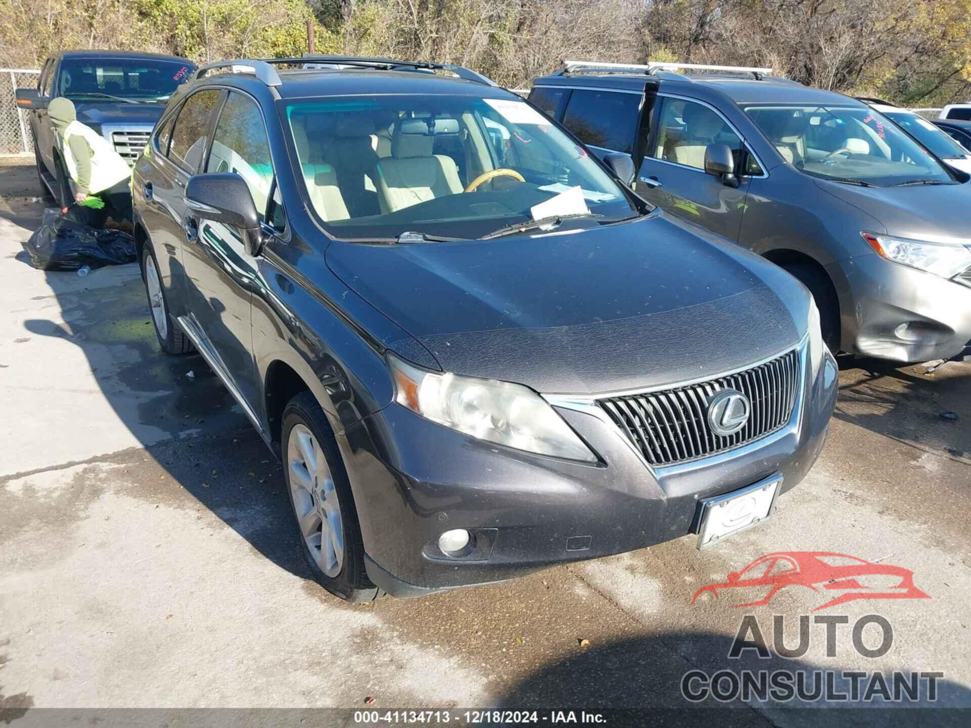 LEXUS RX 350 2010 - 2T2ZK1BA8AC039791