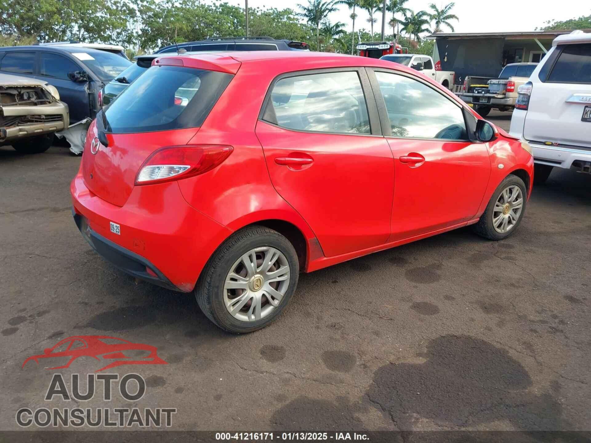 MAZDA MAZDA2 2014 - JM1DE1KY5E0181115