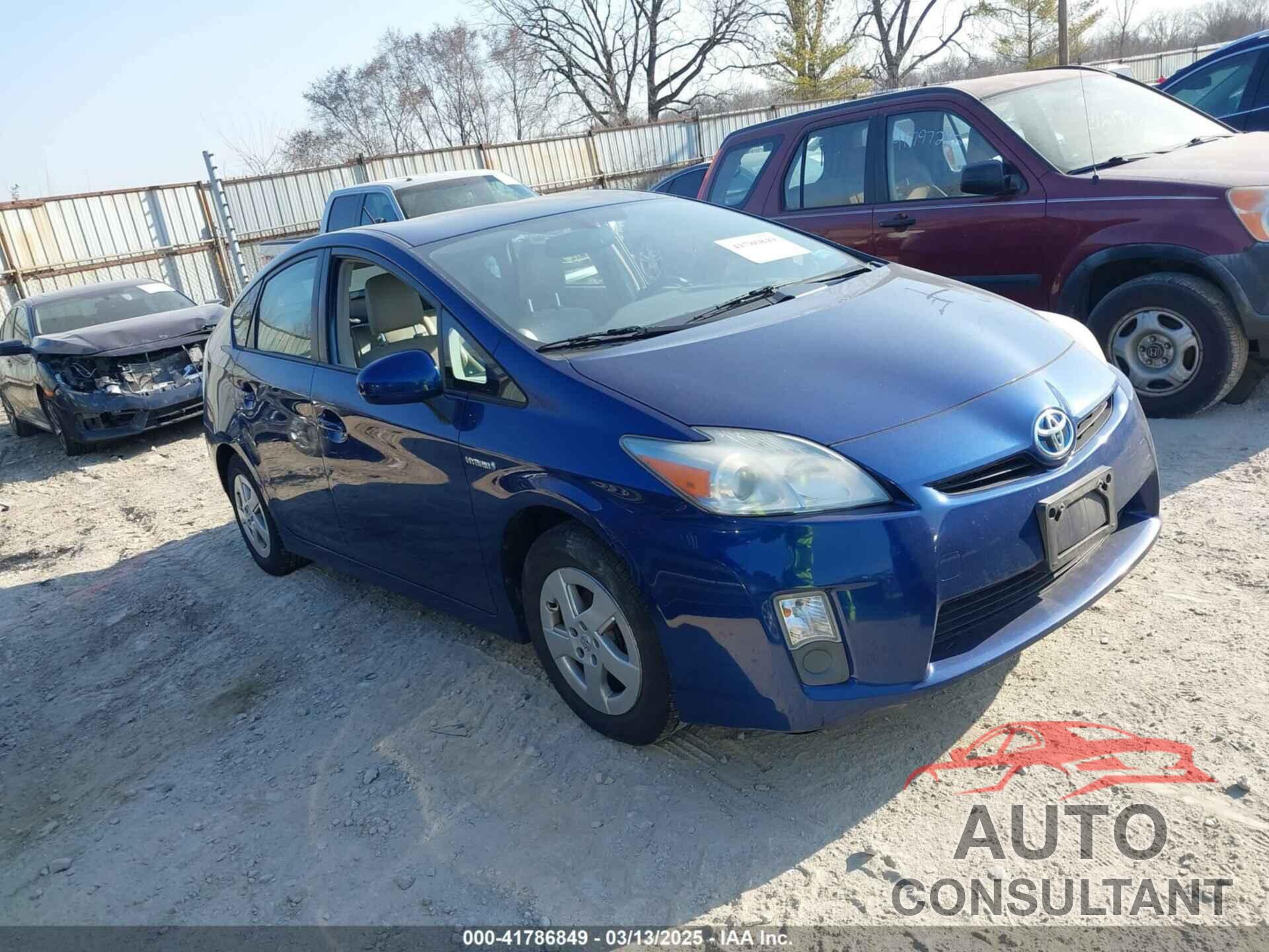 TOYOTA PRIUS 2010 - JTDKN3DU8A0001441