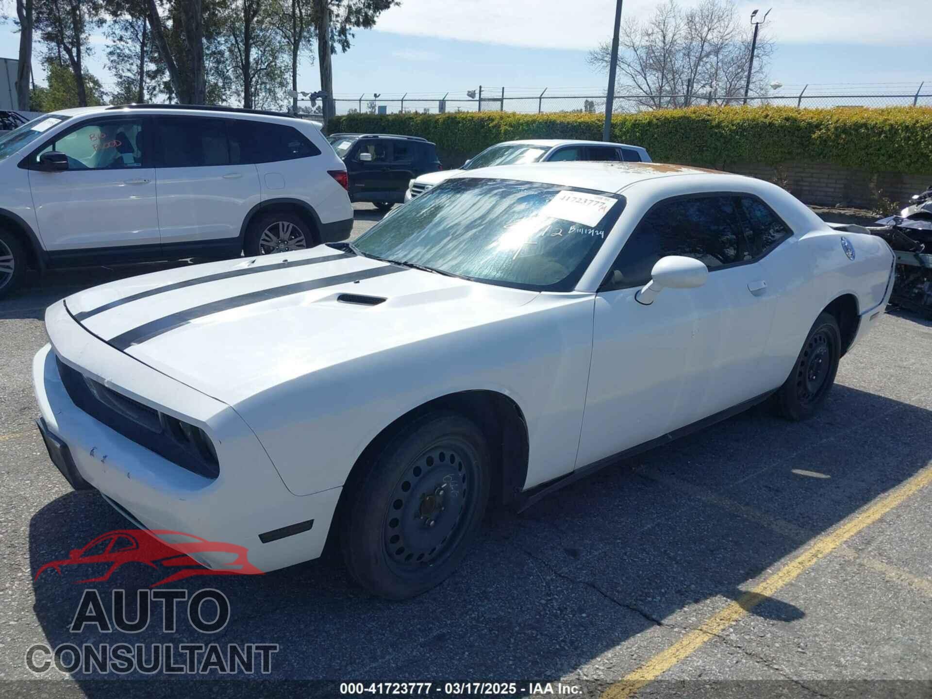 DODGE CHALLENGER 2012 - 2C3CDYAG8CH259271