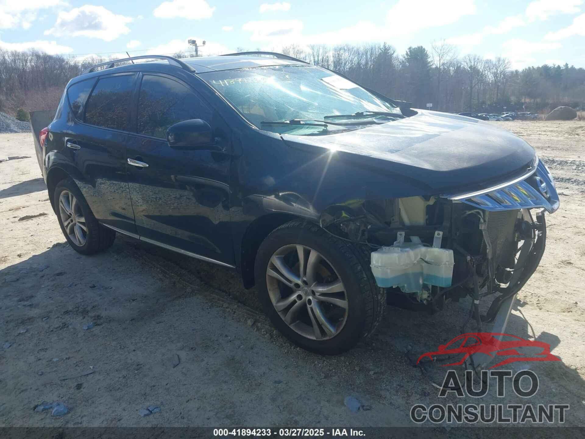 NISSAN MURANO 2009 - JN8AZ18W89W153510