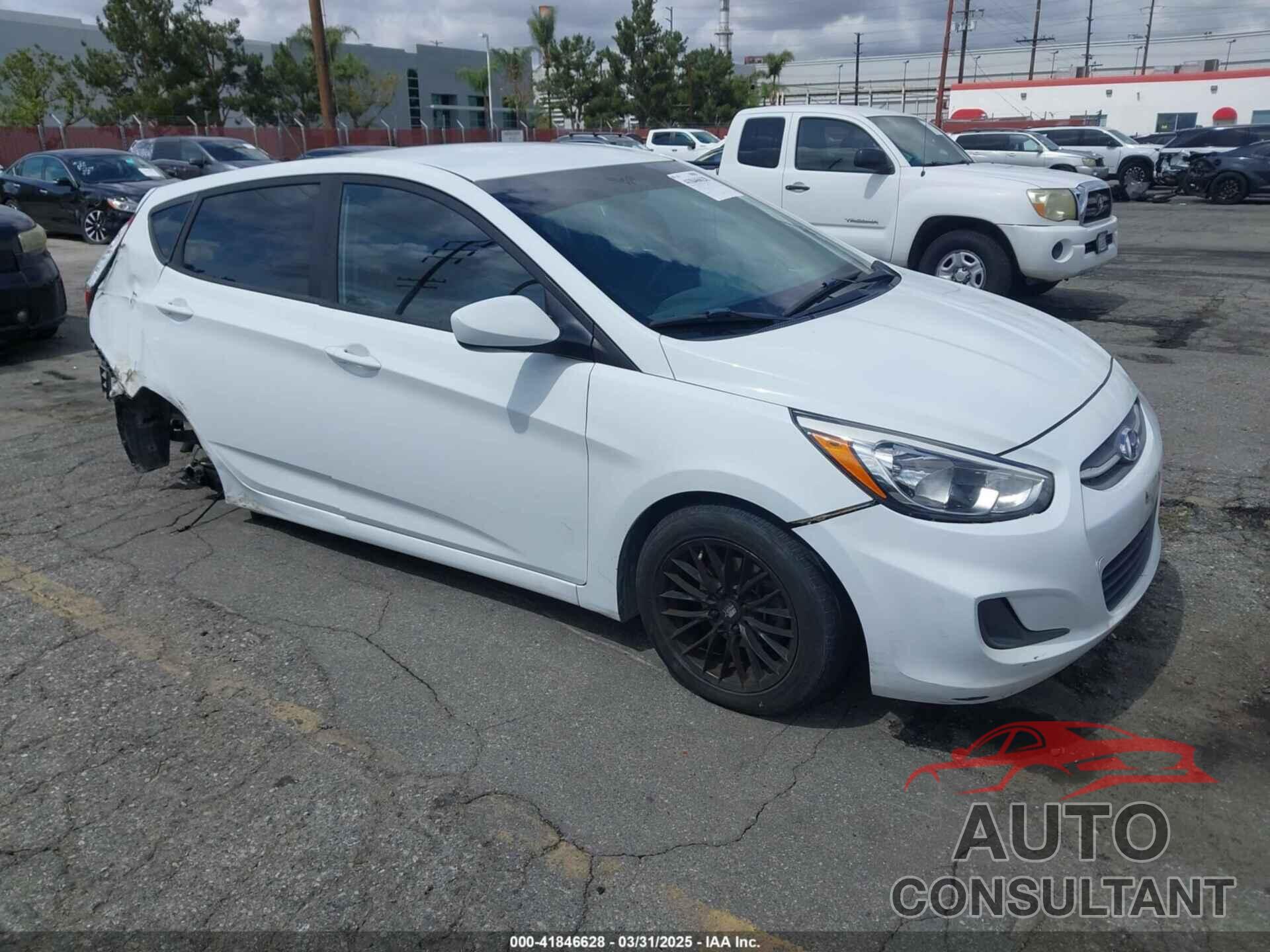 HYUNDAI ACCENT 2017 - KMHCT5AE1HU343041