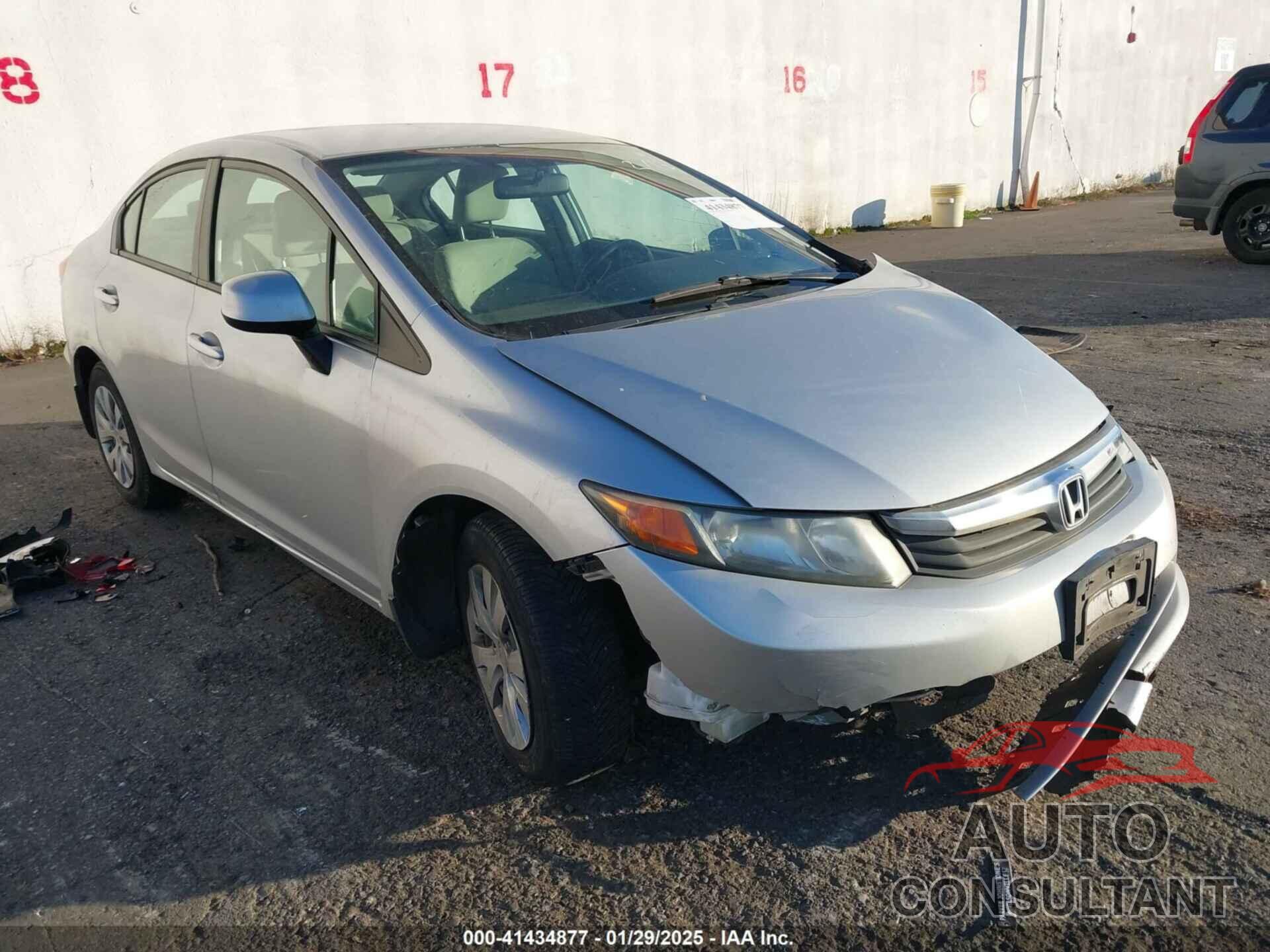 HONDA CIVIC 2012 - 2HGFB2F56CH584991