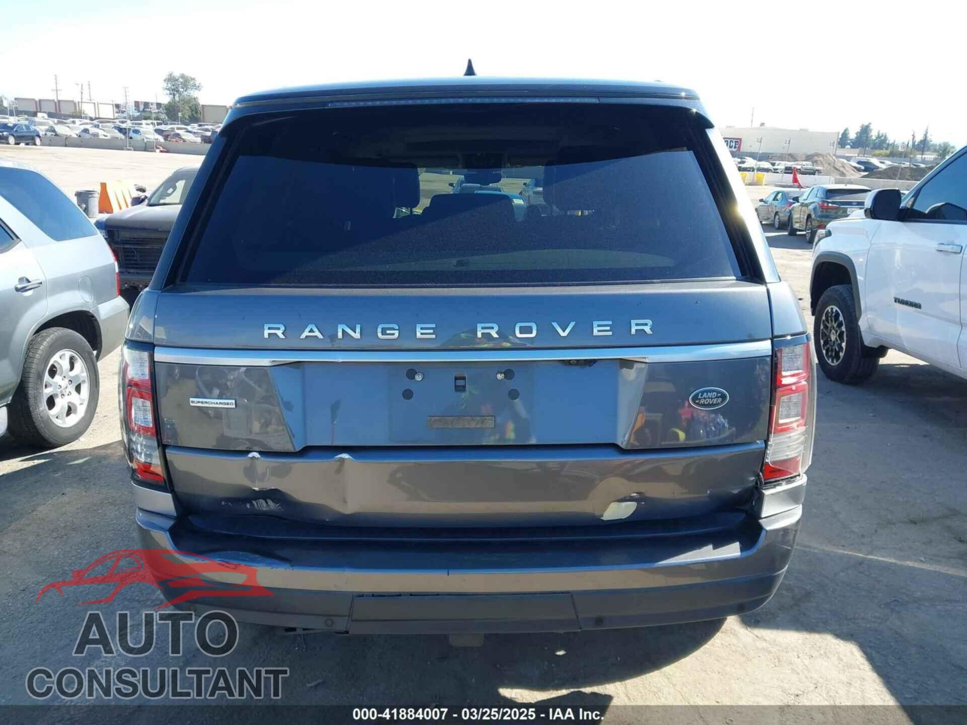 LAND ROVER RANGE ROVER 2017 - SALGS5FE2HA322548
