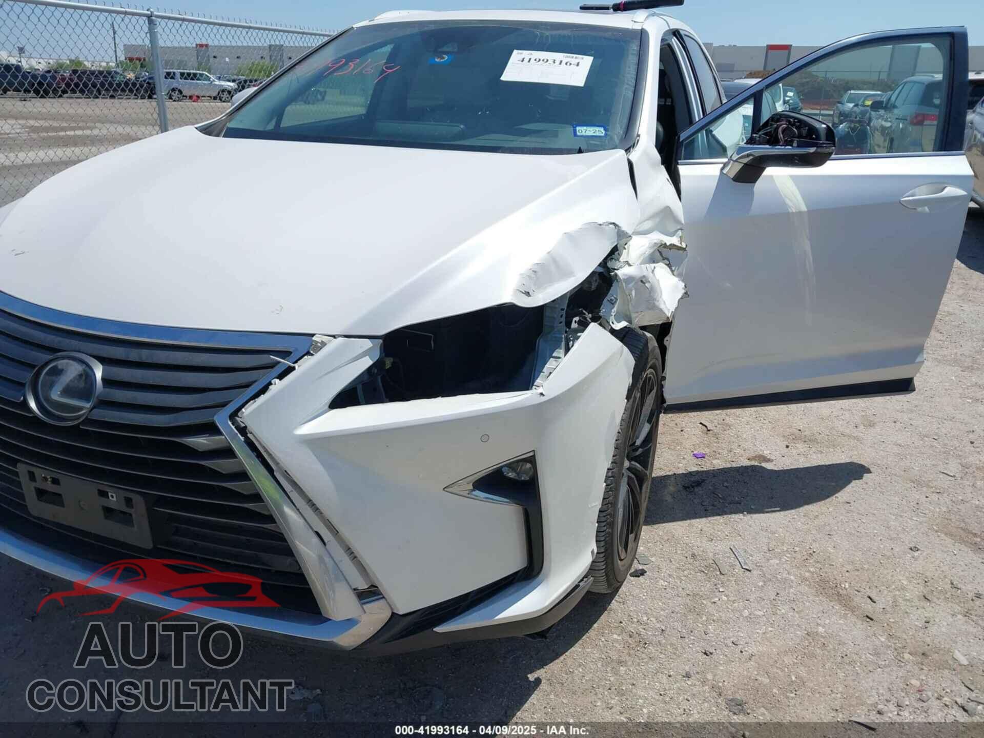LEXUS RX 350 2017 - 2T2ZZMCA3HC044452