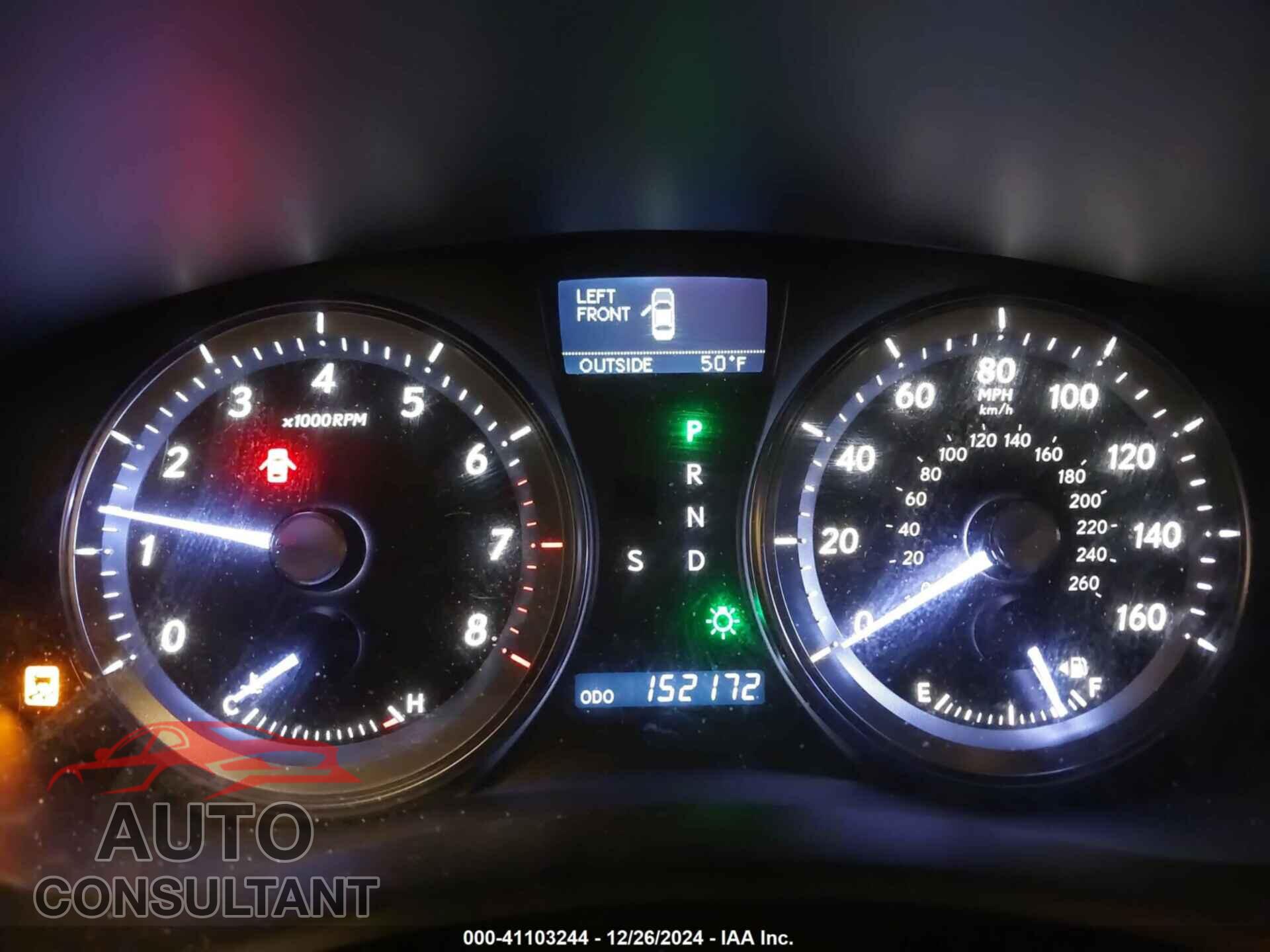 LEXUS ES 350 2012 - JTHBK1EG1C2506247