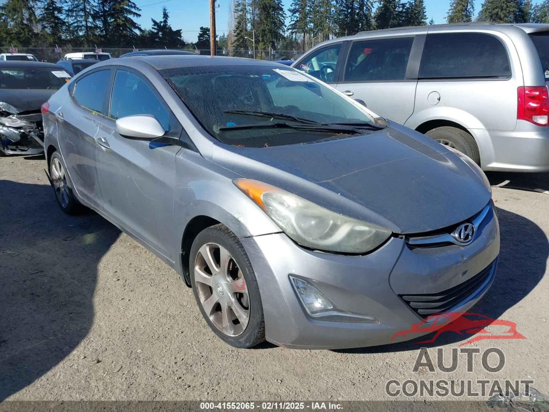 HYUNDAI ELANTRA 2013 - KMHDH4AE7DU933674