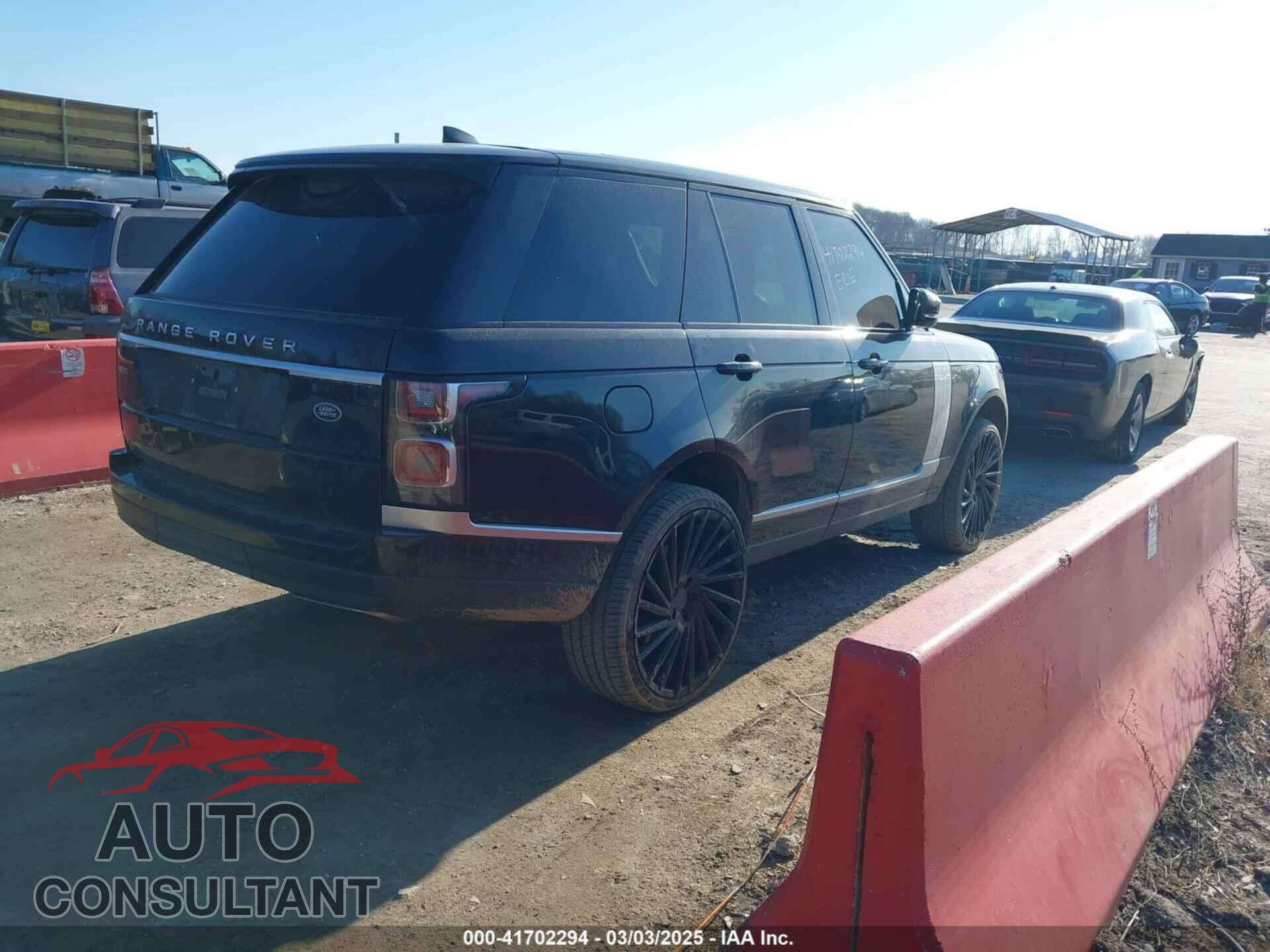 LAND ROVER RANGE ROVER 2019 - SALGS2SVXKA544332