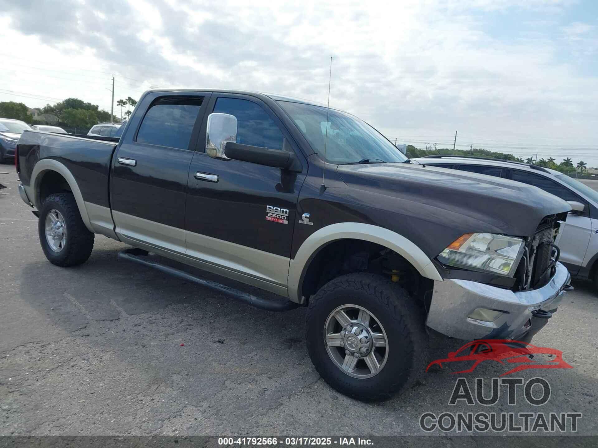 DODGE RAM 2500 2010 - 3D7UT2CL5AG172425