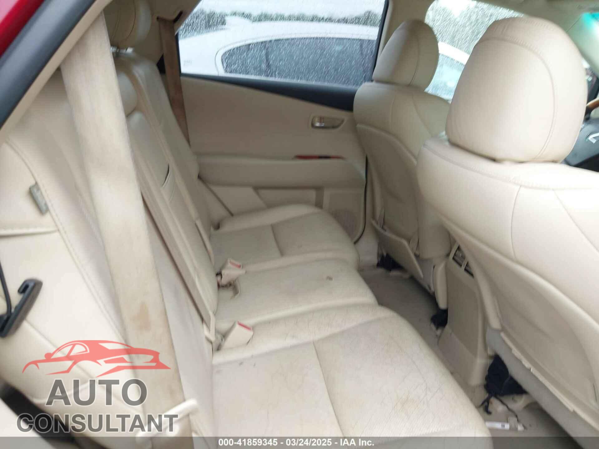 LEXUS RX 350 2011 - 2T2BK1BA7BC080934