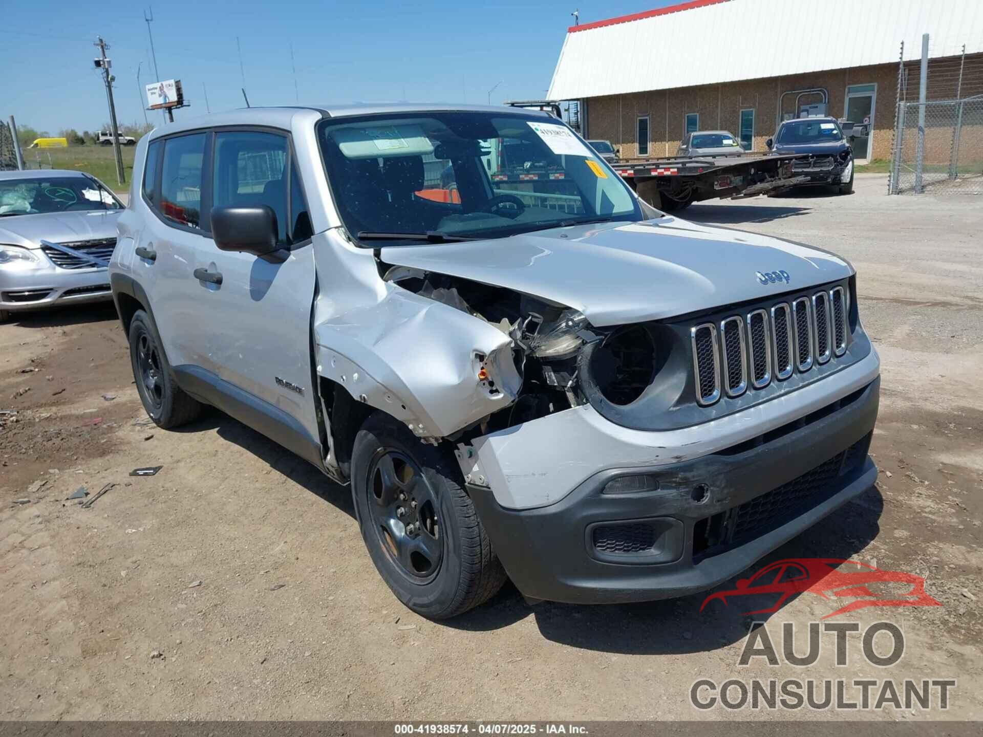 JEEP RENEGADE 2017 - ZACCJAAB2HPE70133