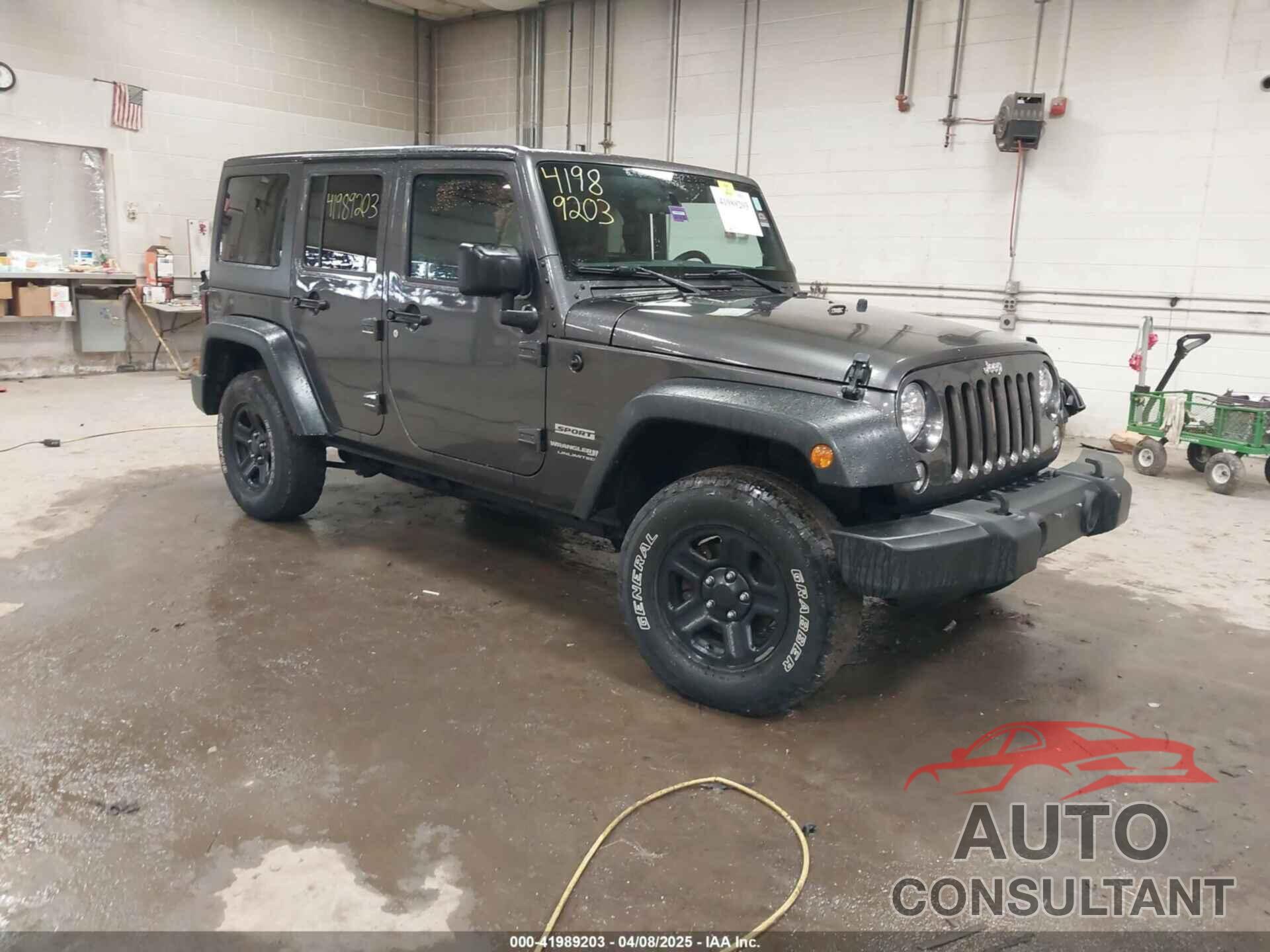 JEEP WRANGLER JK UNLIMITED 2018 - 1C4BJWDGXJL889020