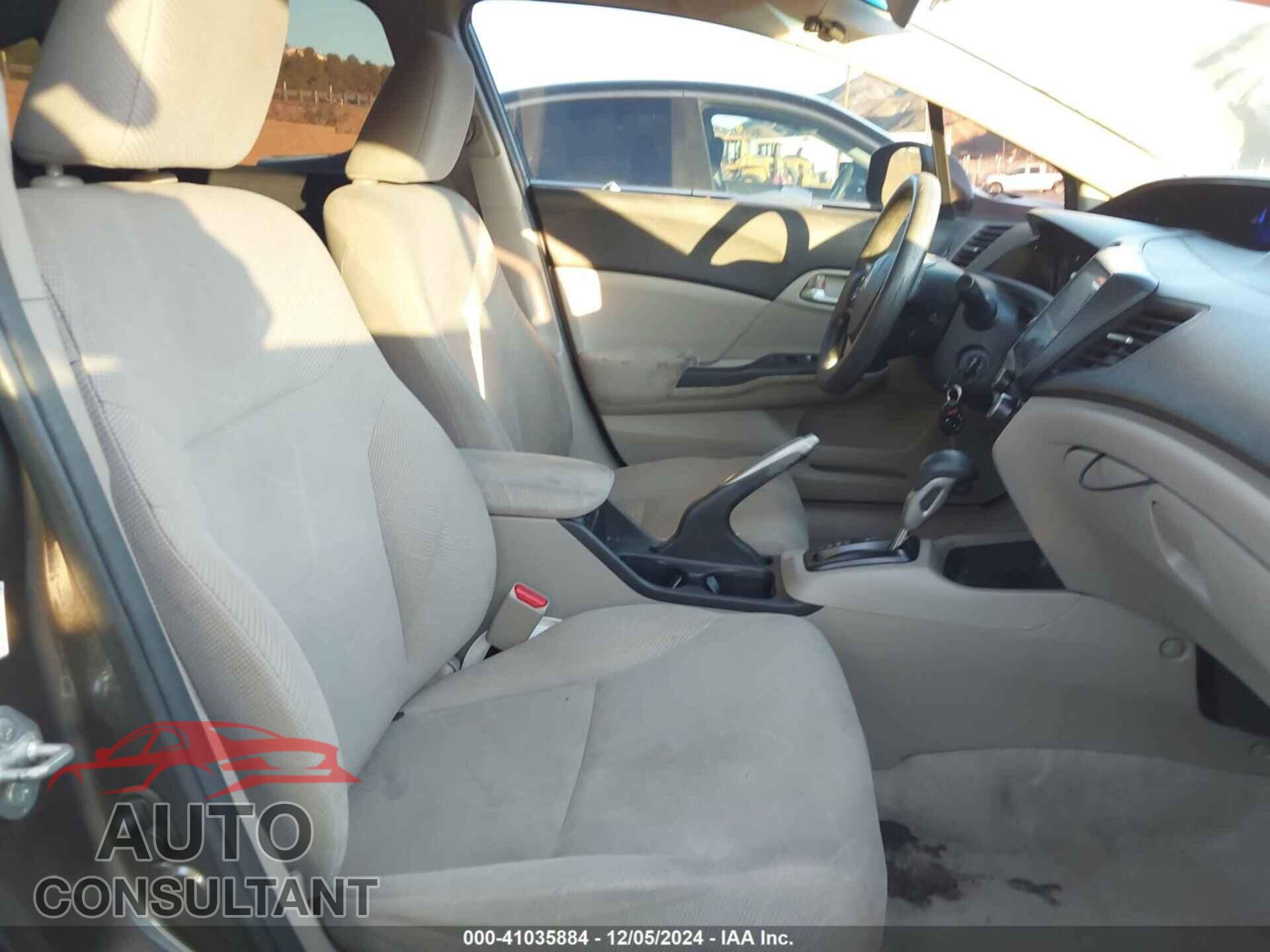 HONDA CIVIC 2012 - 19XFB2F57CE326831