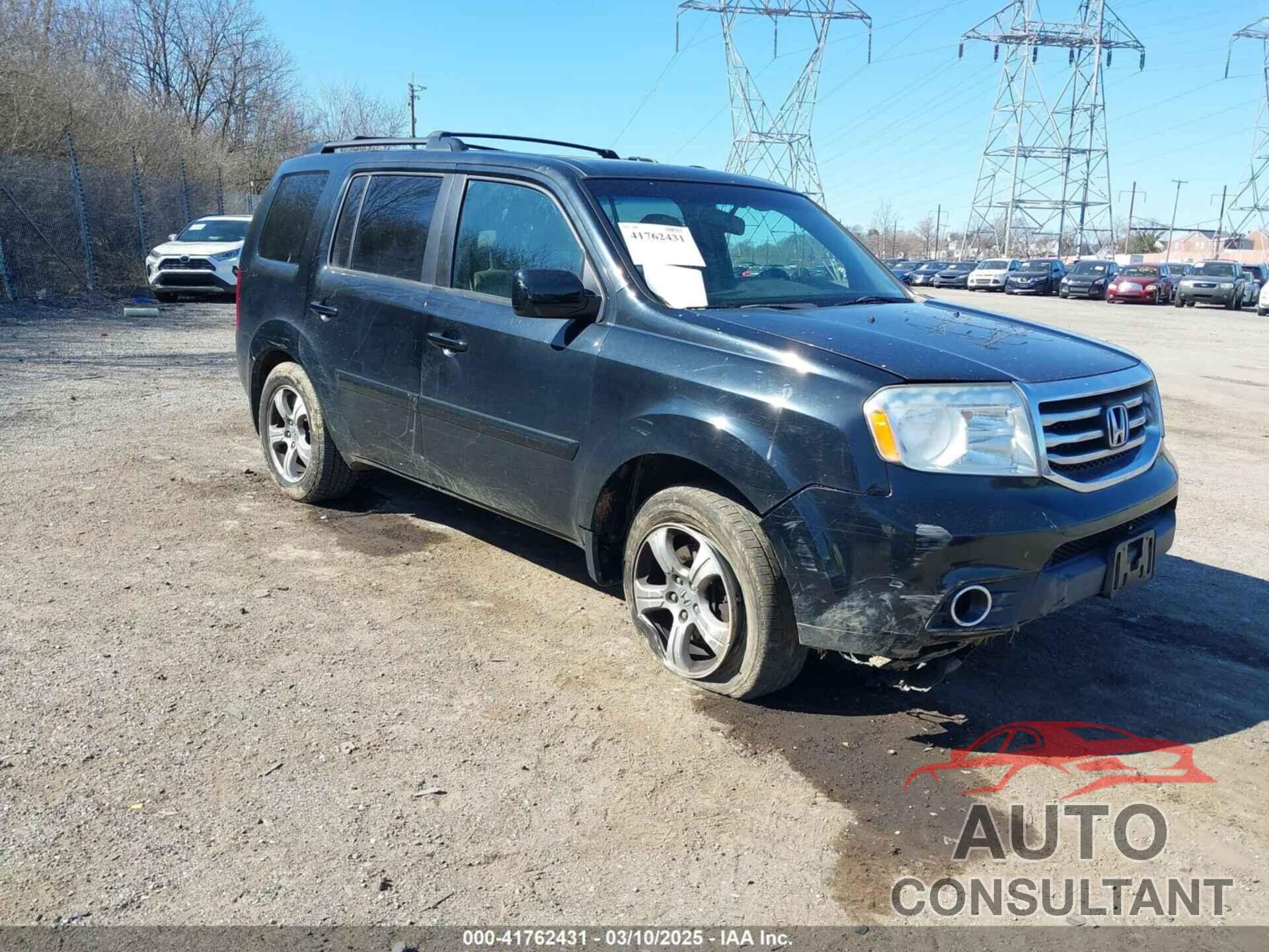 HONDA PILOT 2013 - 5FNYF4H52DB081096