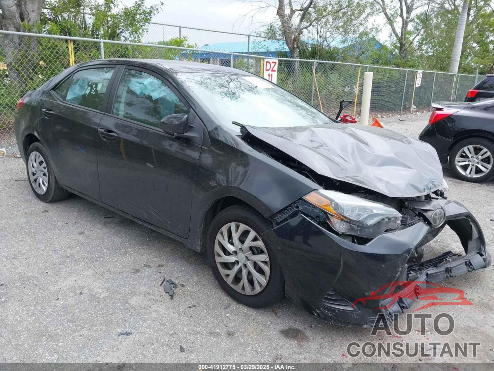 TOYOTA COROLLA 2019 - 5YFBURHE6KP936019
