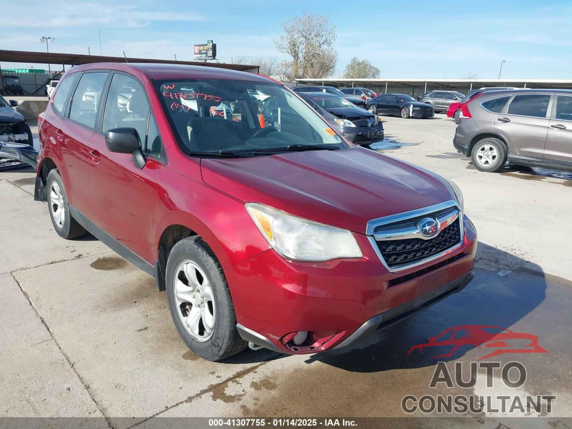 SUBARU FORESTER 2014 - JF2SJAAC8EH467536