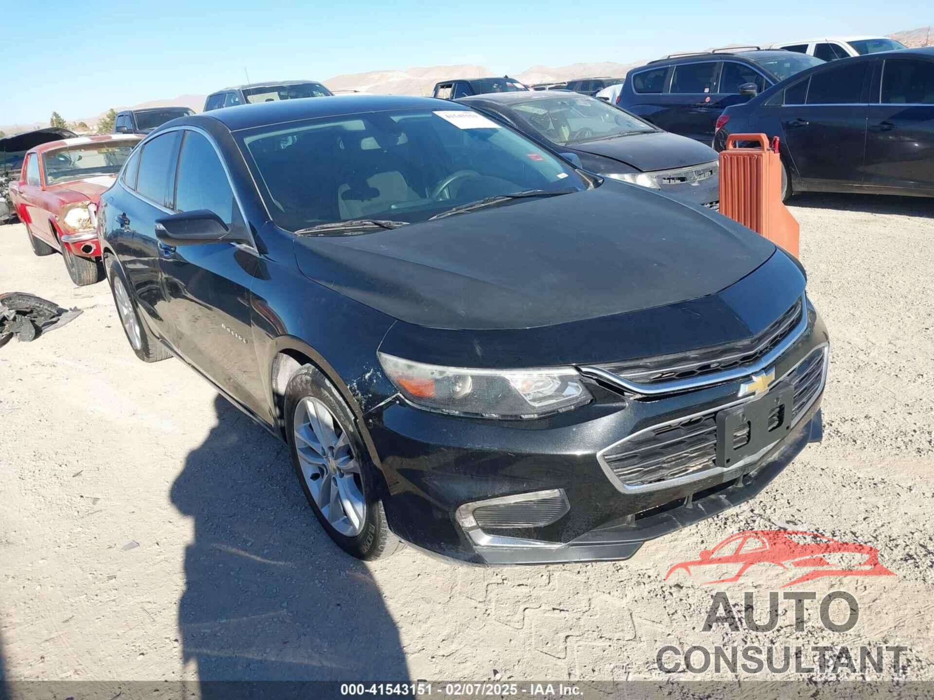 CHEVROLET MALIBU 2016 - 1G1ZE5ST2GF245430