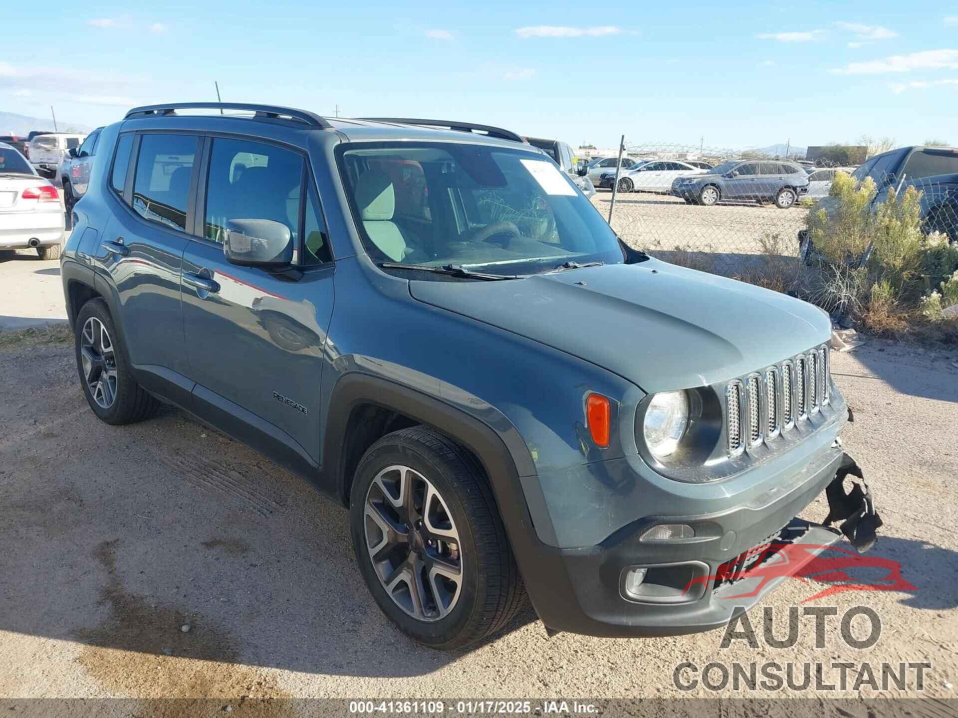 JEEP RENEGADE 2018 - ZACCJABB3JPJ20544