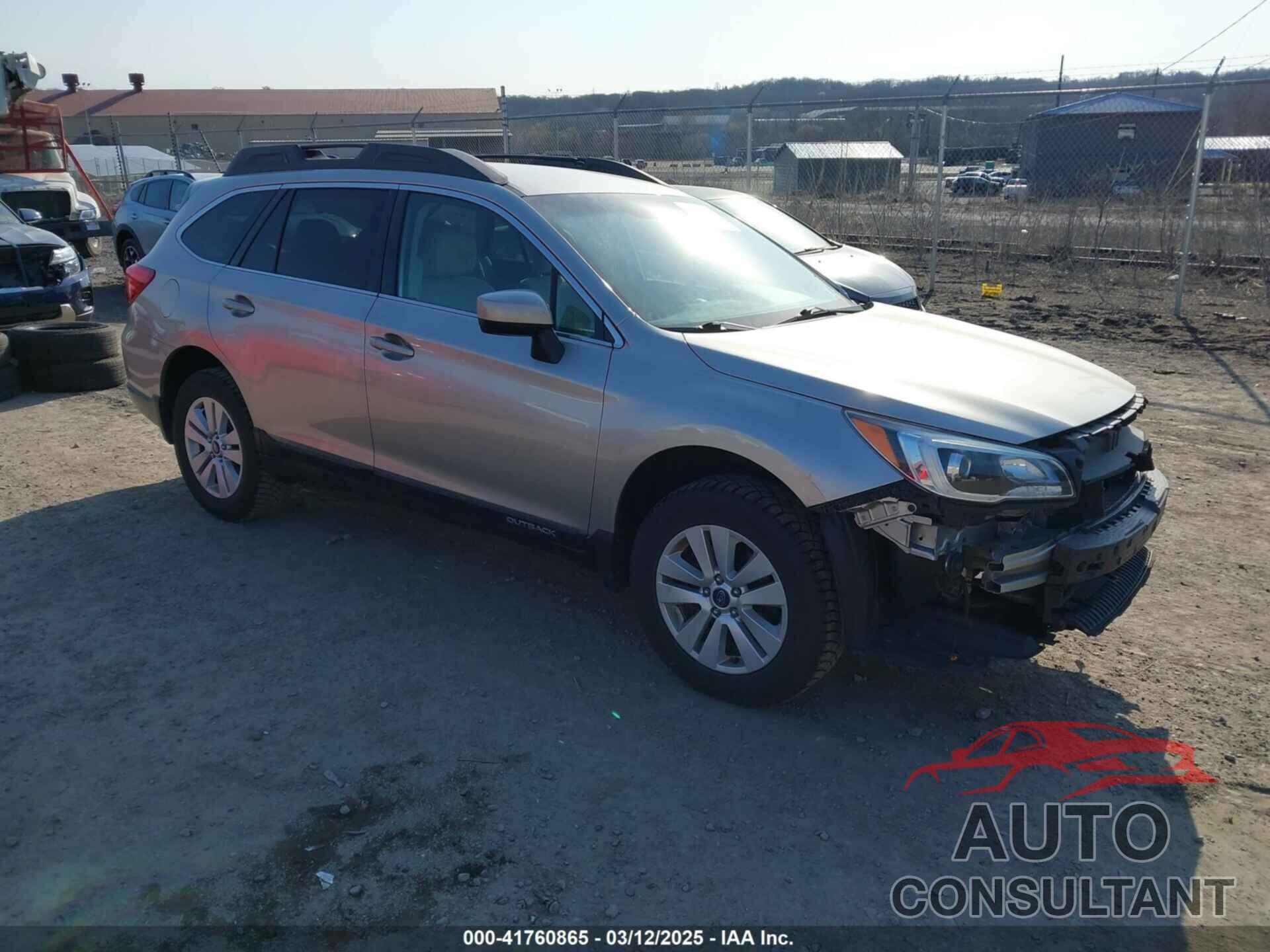 SUBARU OUTBACK 2017 - 4S4BSACC8H3400604